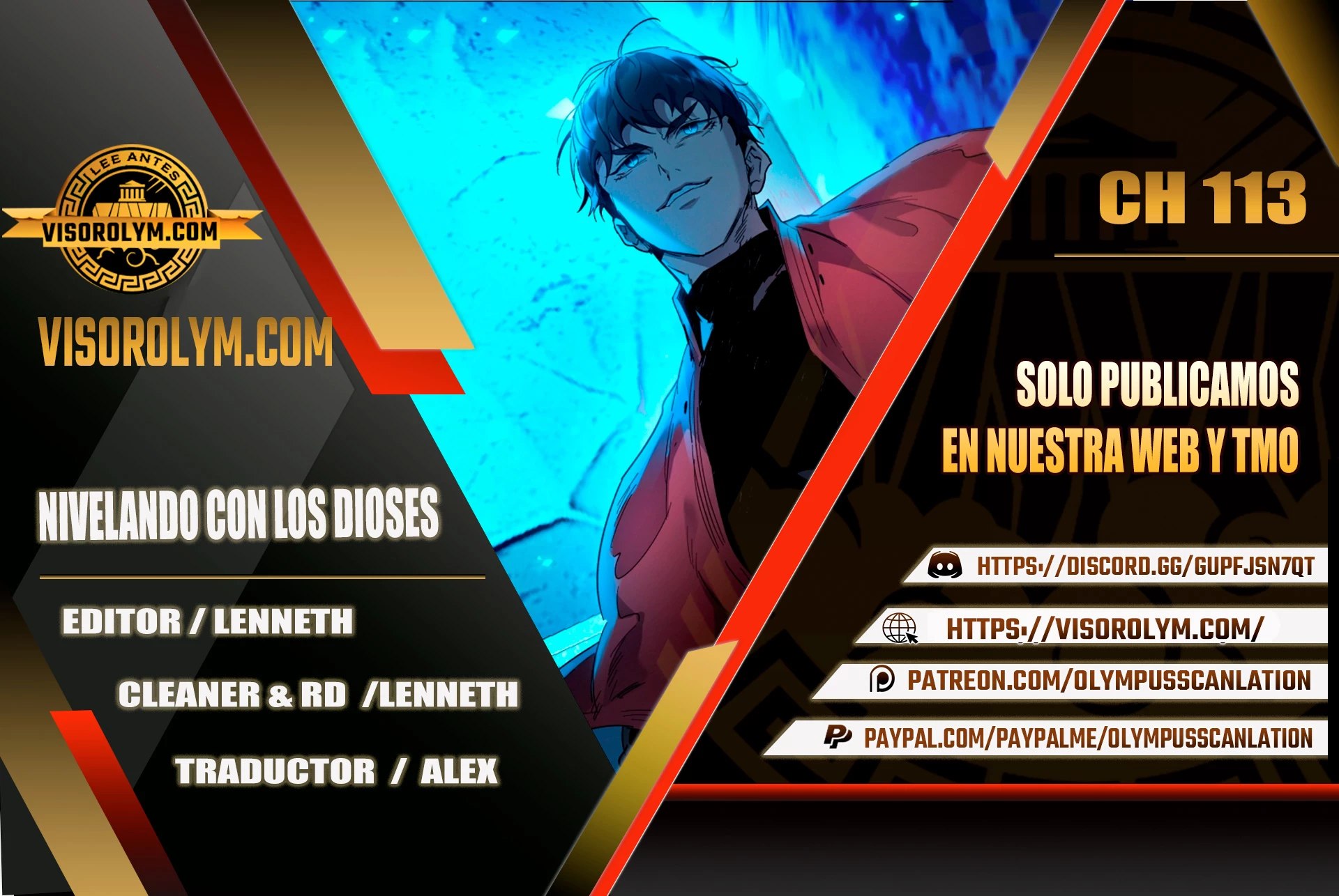 Nivelando Con Los Dioses > Capitulo 113 > Page 01
