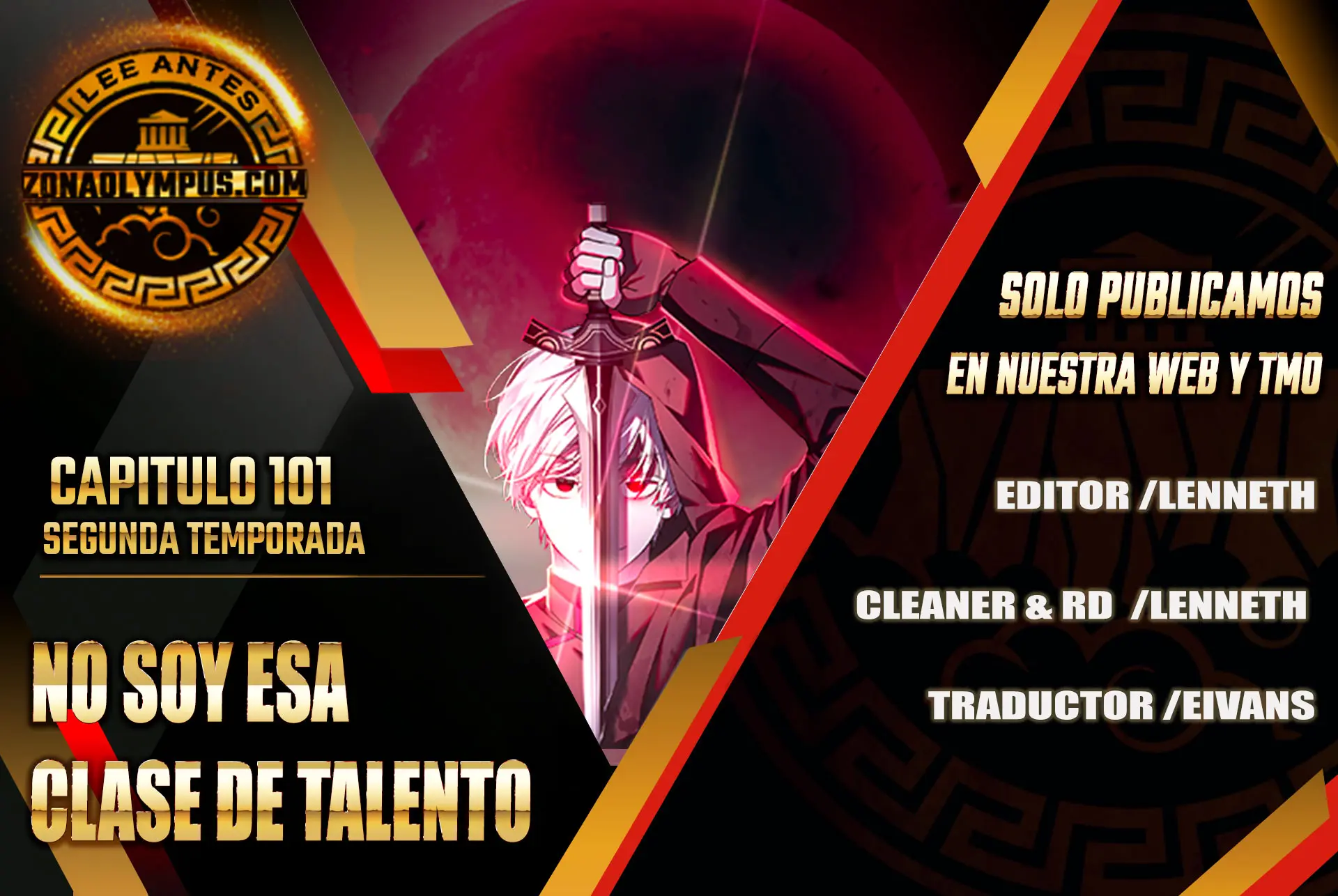 No soy esa clase de talento > Capitulo 101 > Page 01