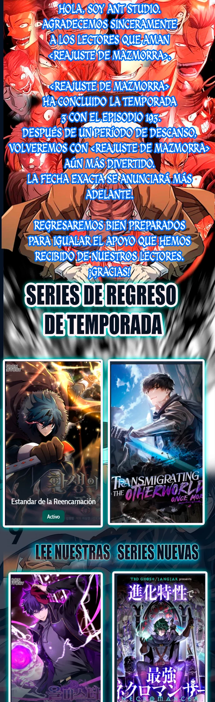 Cambiando la masmorra > Capitulo 193.1 > Page 01