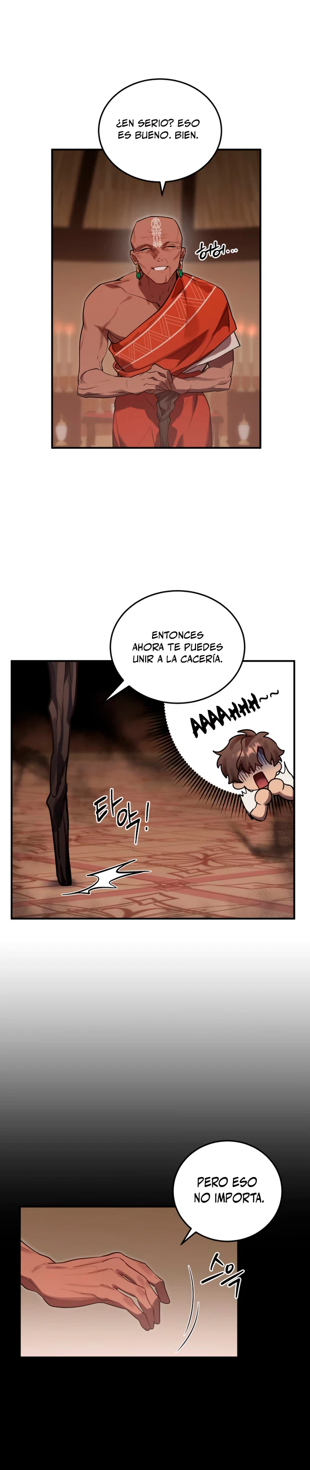 El Héroe, El Rey Demonio y El Villano > Capitulo 13 > Page 111