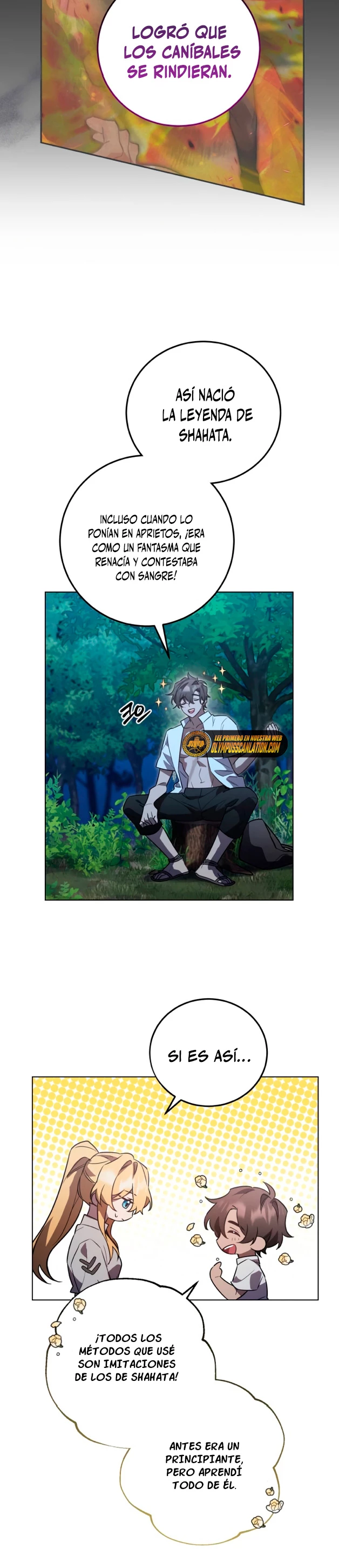 El Héroe, El Rey Demonio y El Villano > Capitulo 16 > Page 111