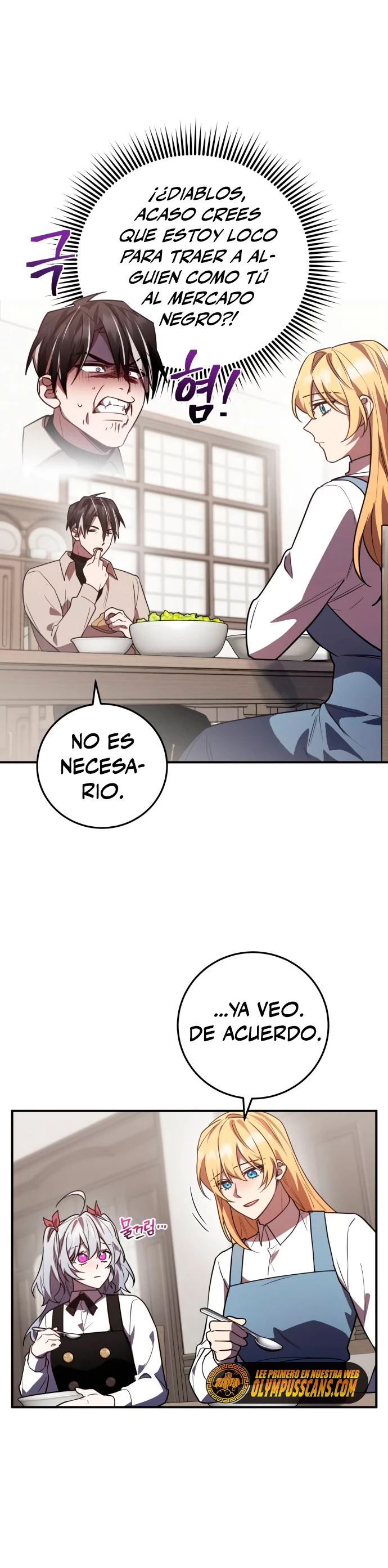 El Héroe, El Rey Demonio y El Villano > Capitulo 35 > Page 111