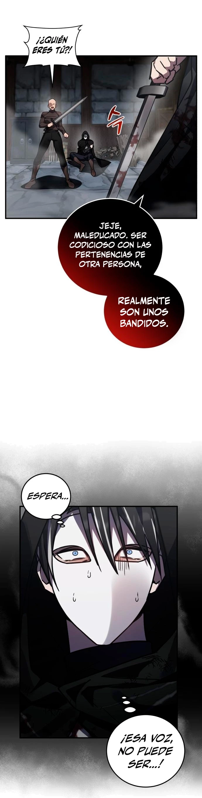 El Héroe, El Rey Demonio y El Villano > Capitulo 42 > Page 421