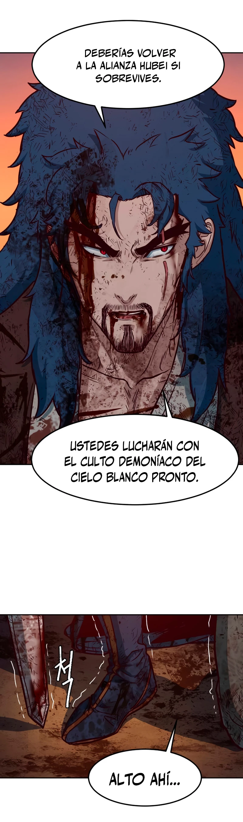 Camino en la noche consumido por las espadas > Capitulo 60 > Page 371