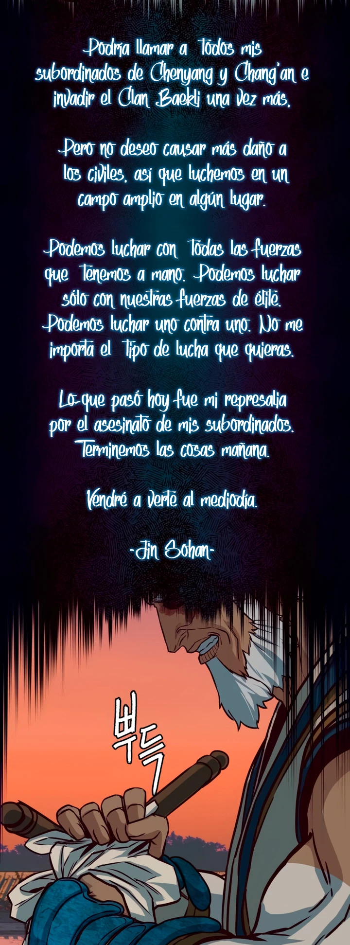 Camino en la noche consumido por las espadas > Capitulo 111 > Page 391