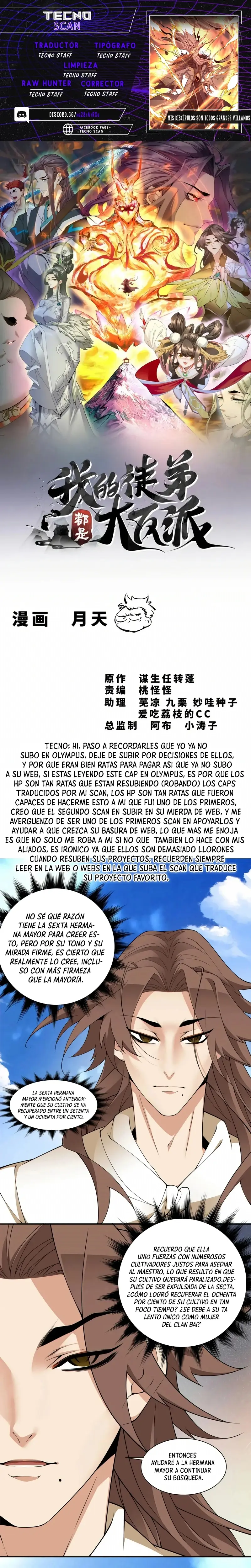 Mis Discípulos son Todos Grandes Villanos > Capitulo 299 > Page 01
