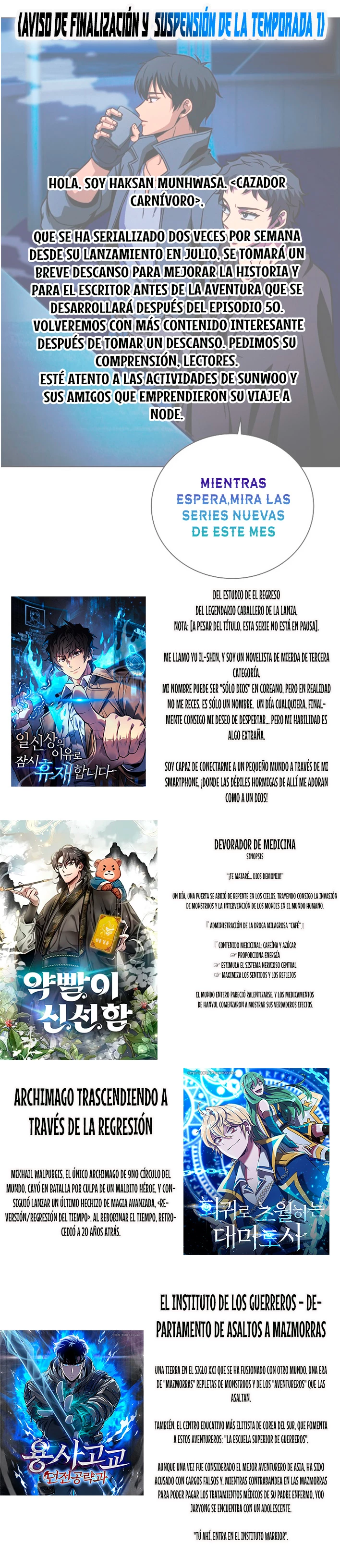 Cazador Carnívoro > Capitulo 50.05 > Page 01
