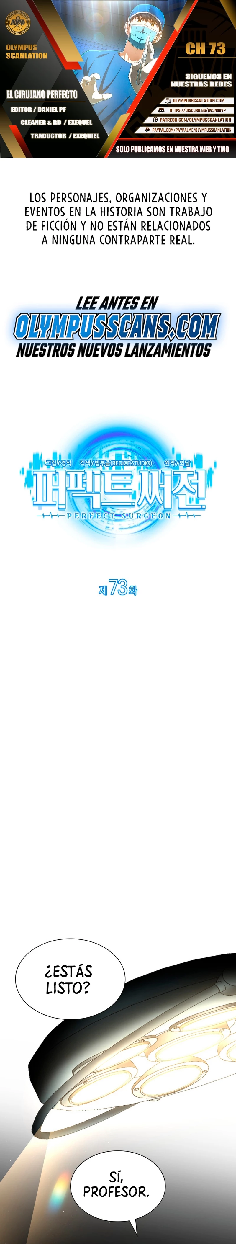 El cirujano perfecto > Capitulo 73 > Page 01