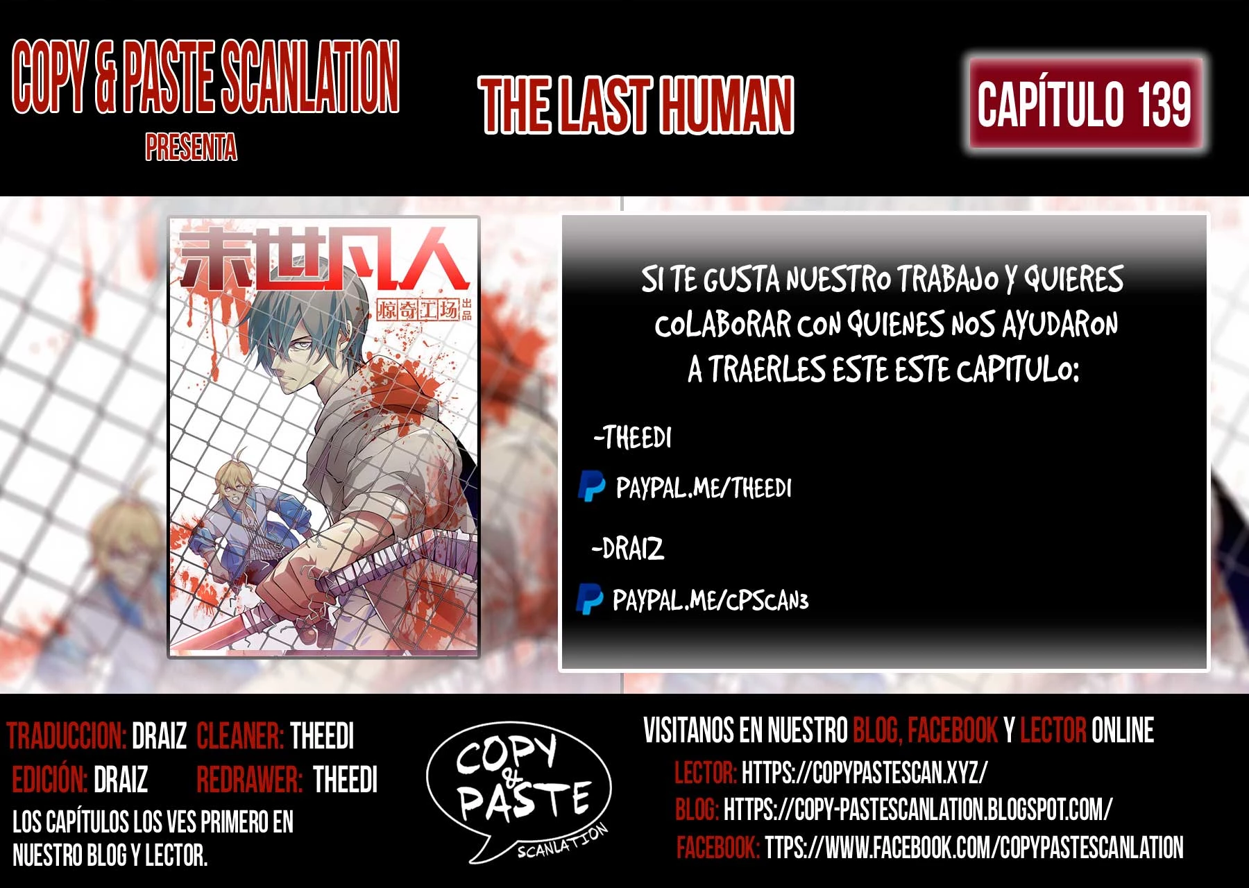 El ultimo humano > Capitulo 139 > Page 01
