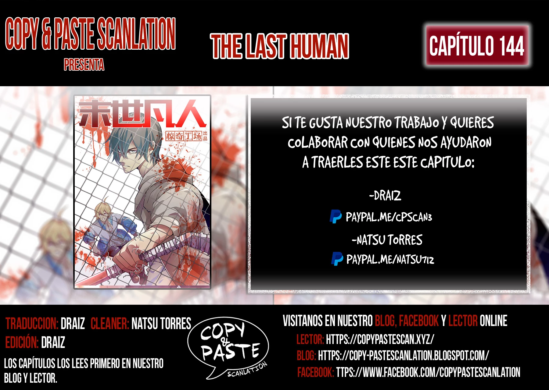 El ultimo humano > Capitulo 144 > Page 01