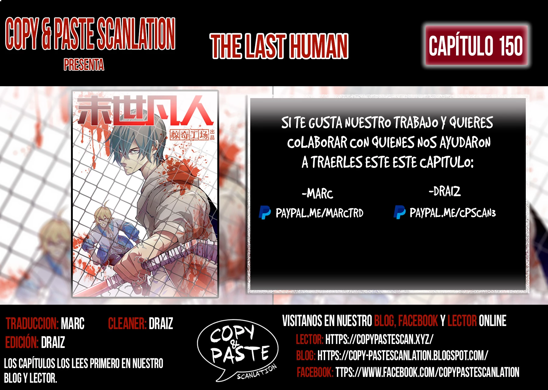 El ultimo humano > Capitulo 150 > Page 01