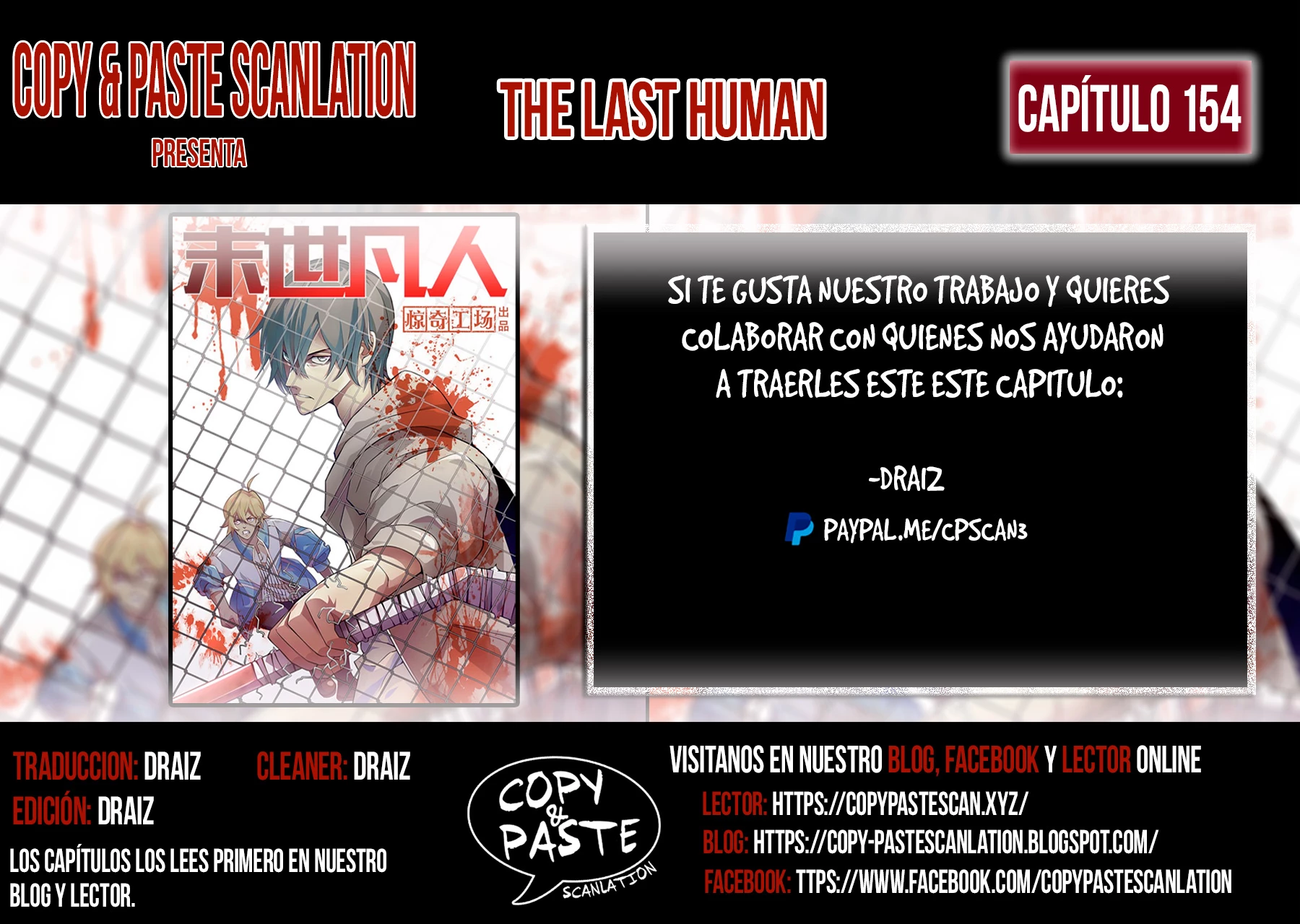 El ultimo humano > Capitulo 154 > Page 01