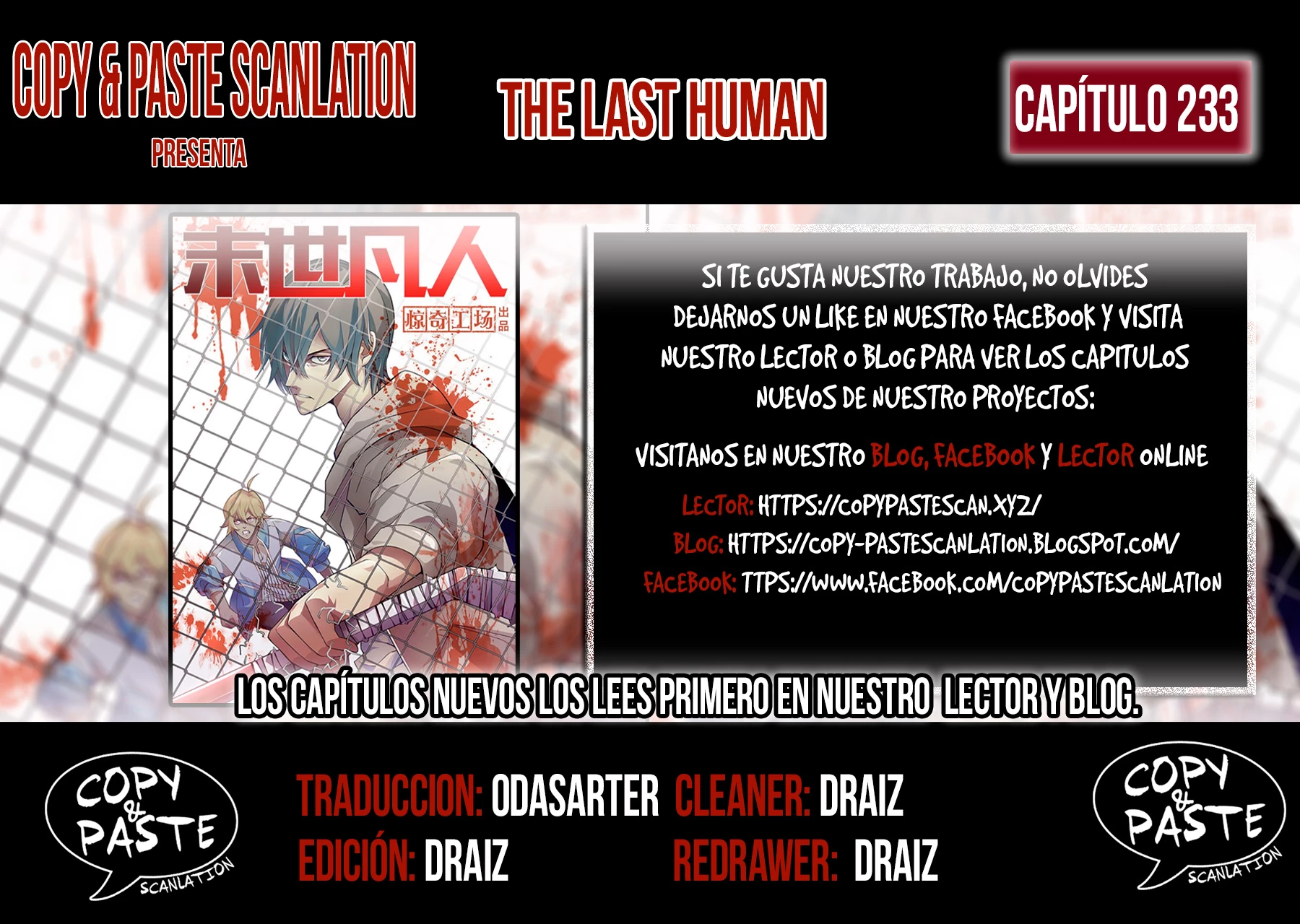 El ultimo humano > Capitulo 233 > Page 01