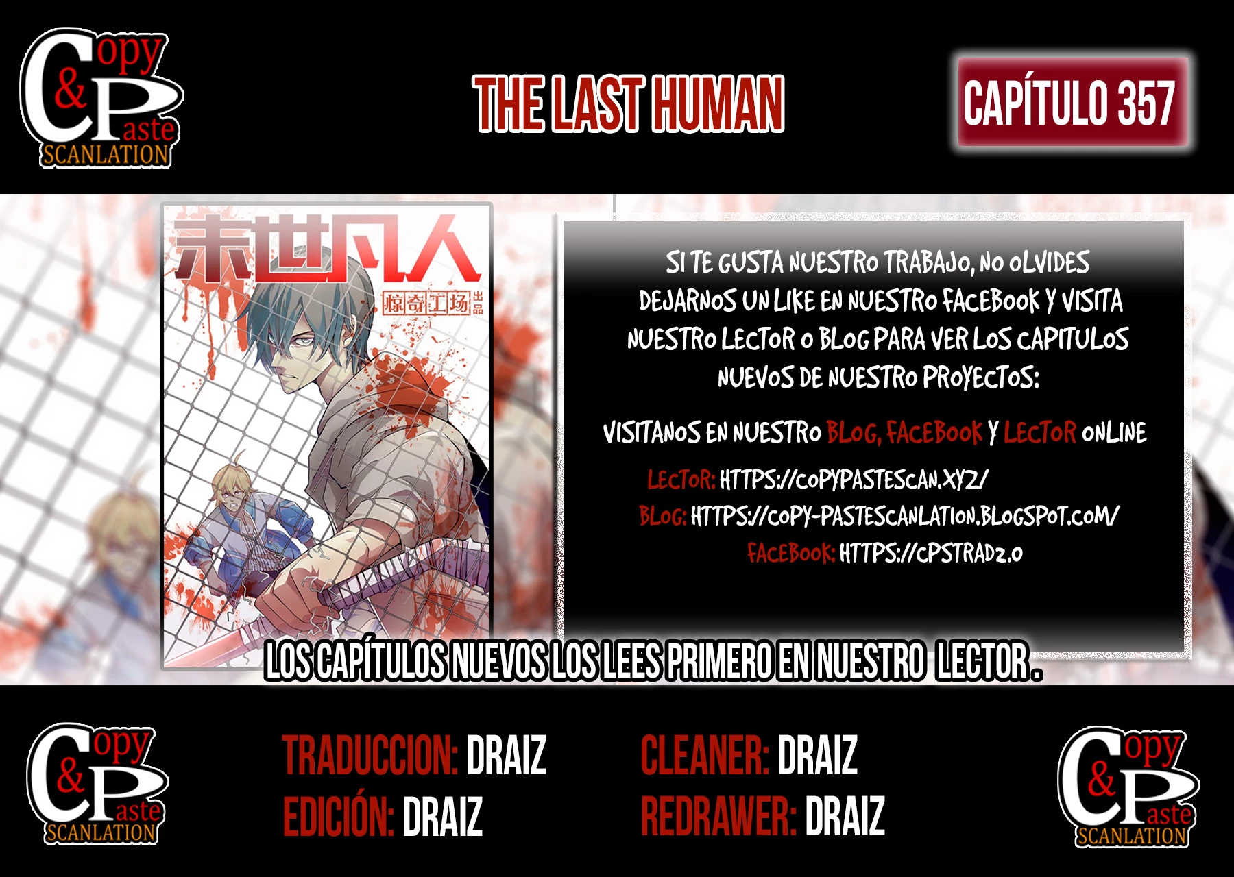 El ultimo humano > Capitulo 357 > Page 01
