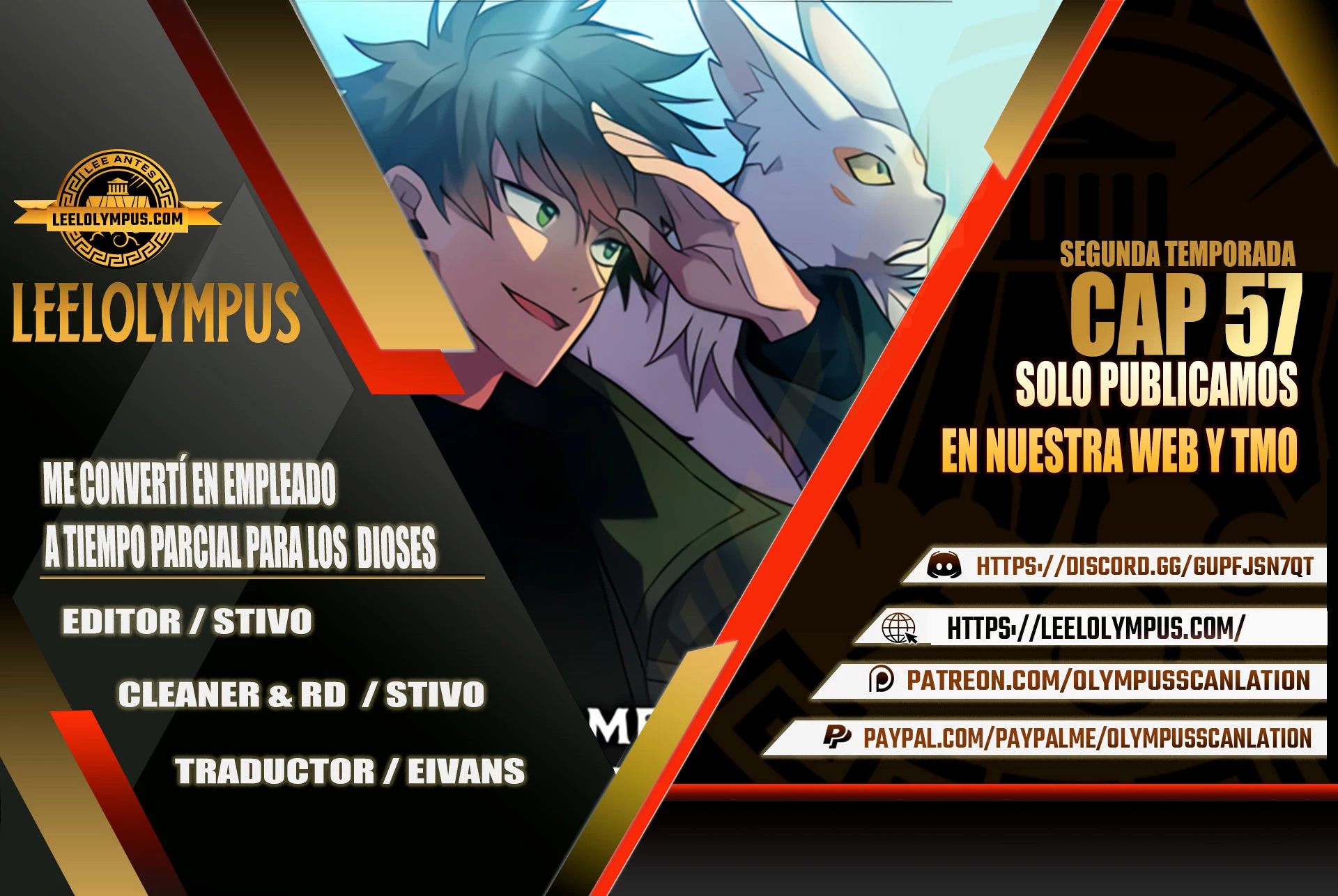 Me convertí en empleado a tiempo parcial para los  Dioses > Capitulo 57 > Page 01