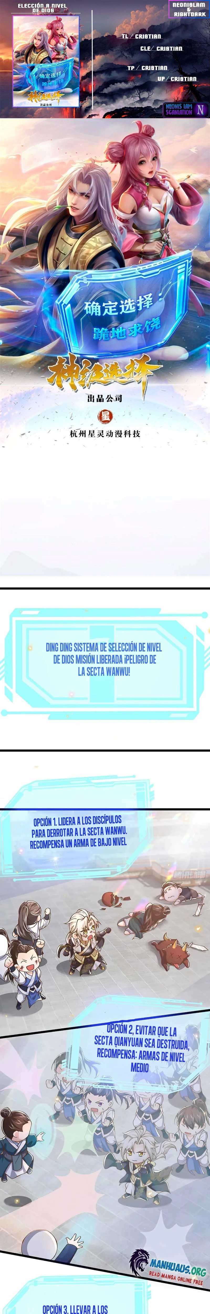 Elección a nivel de Dios: nunca sigo la rutina para hacerme más fuerte > Capitulo 10 > Page 01