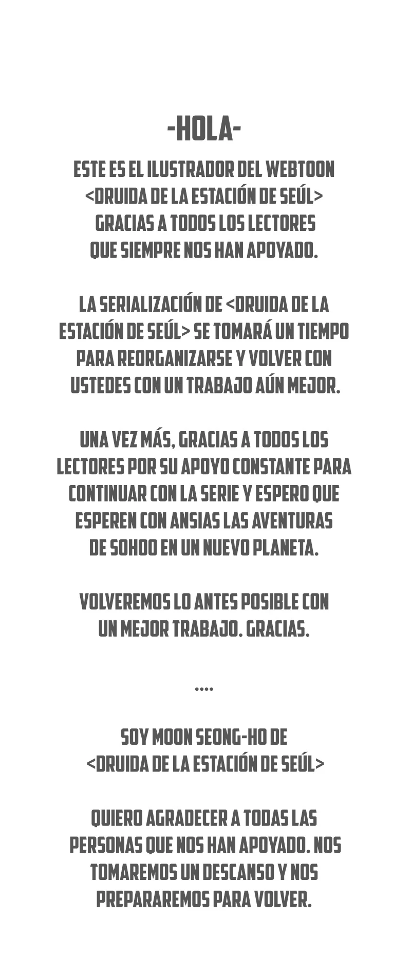 Druida de la Estación de Seúl > Capitulo 104.5 > Page 01