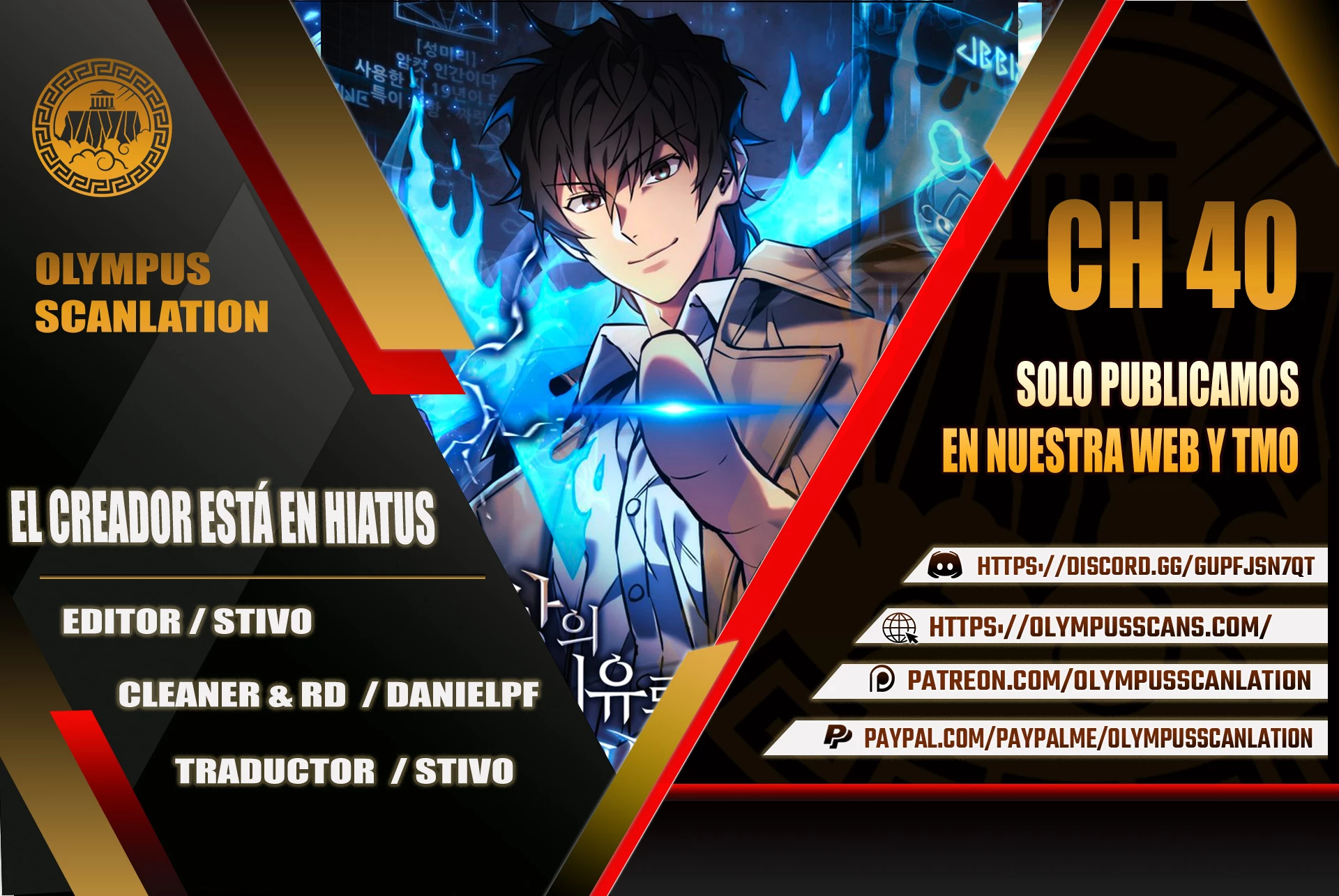 El creador está en hiatus > Capitulo 40 > Page 01