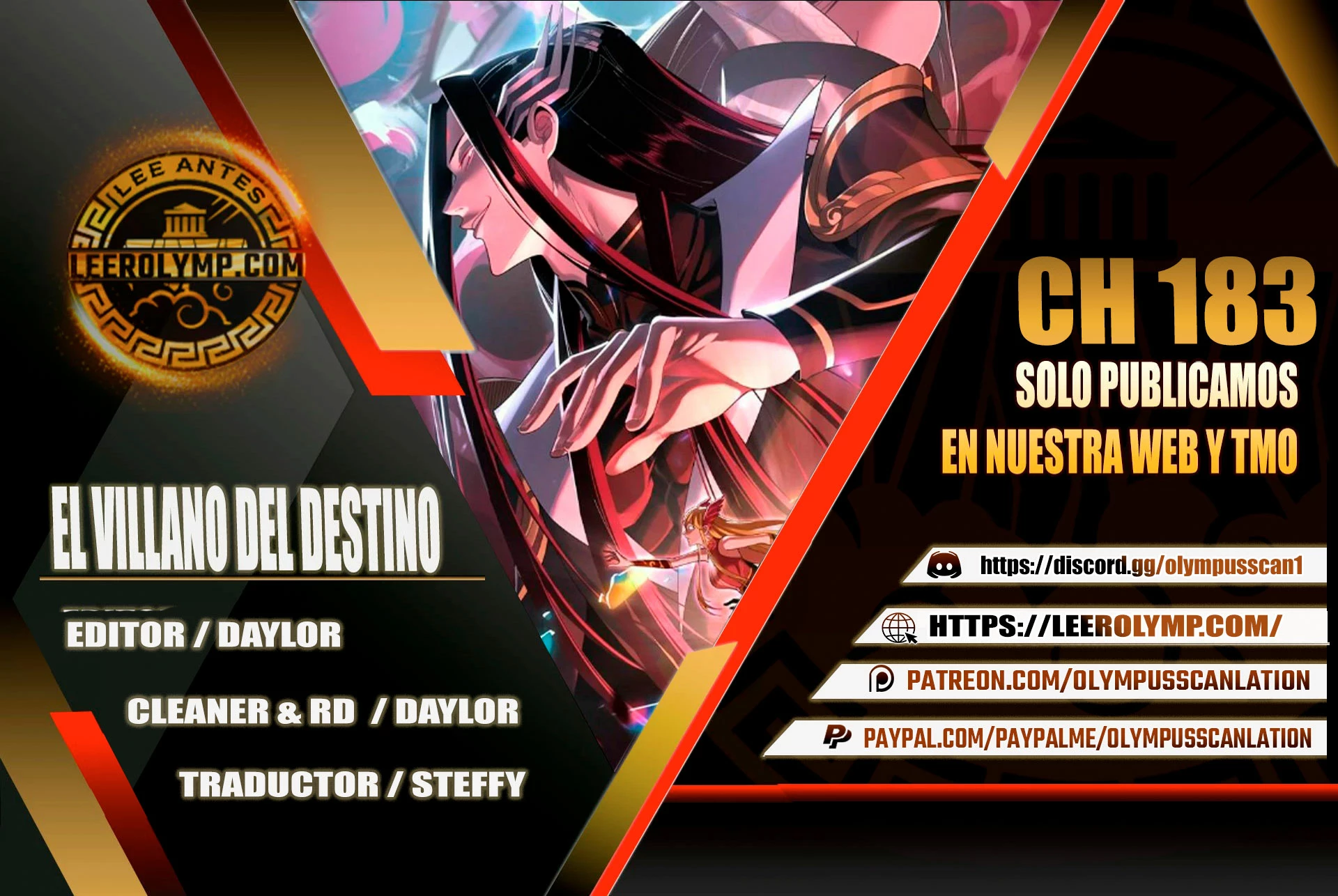 *El Villano Del Destino > Capitulo 183 > Page 01