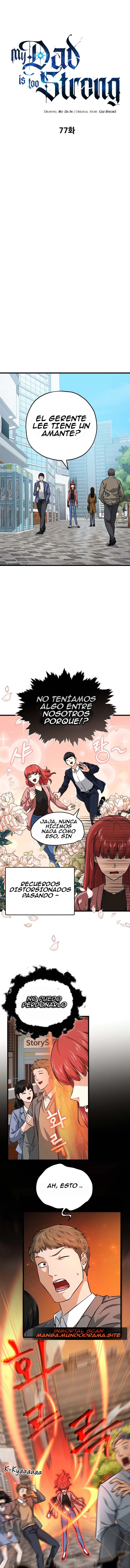 Mi papa es demasiado fuerte > Capitulo 77 > Page 01