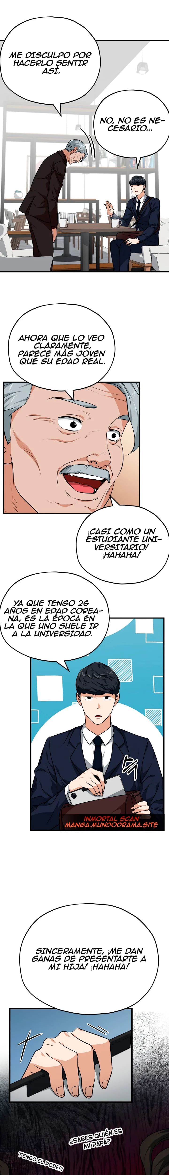 Mi papa es demasiado fuerte > Capitulo 84 > Page 121