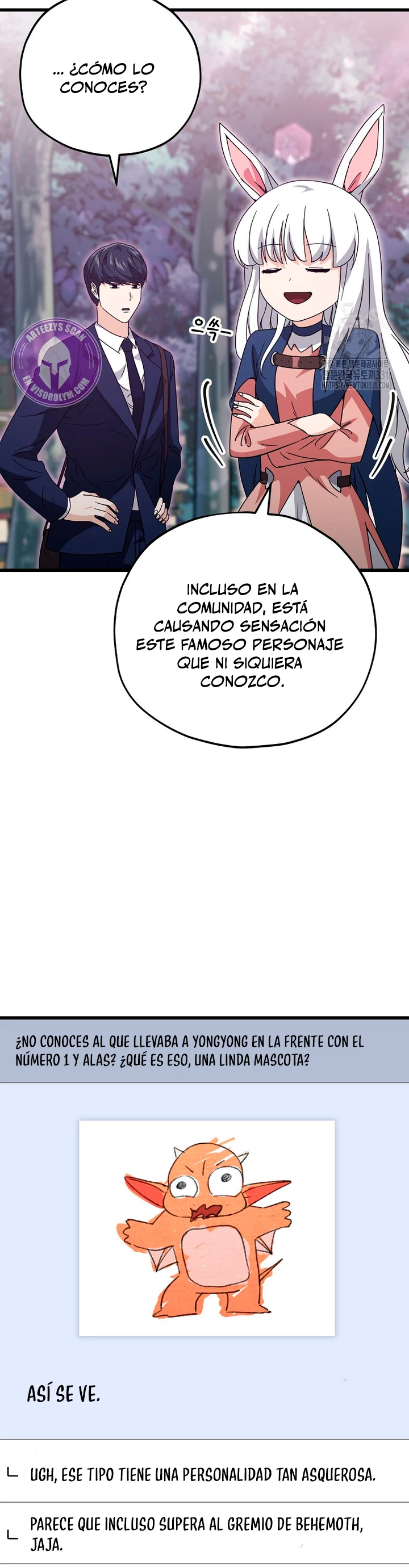 Mi papa es demasiado fuerte > Capitulo 159 > Page 111