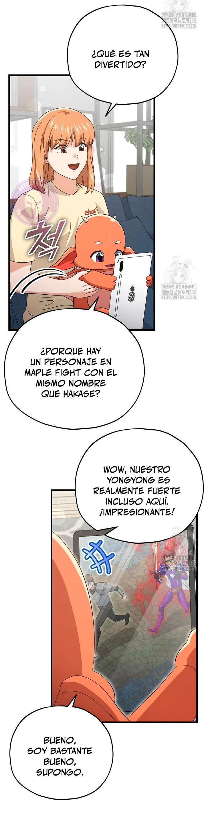 Mi papa es demasiado fuerte > Capitulo 163 > Page 261
