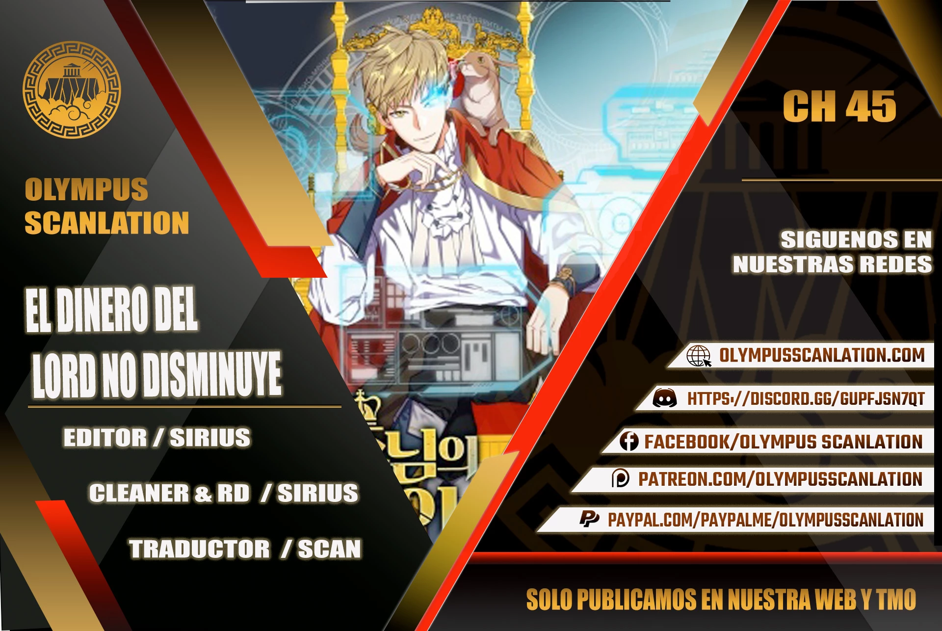 El dinero del Lord no disminuye > Capitulo 45 > Page 01