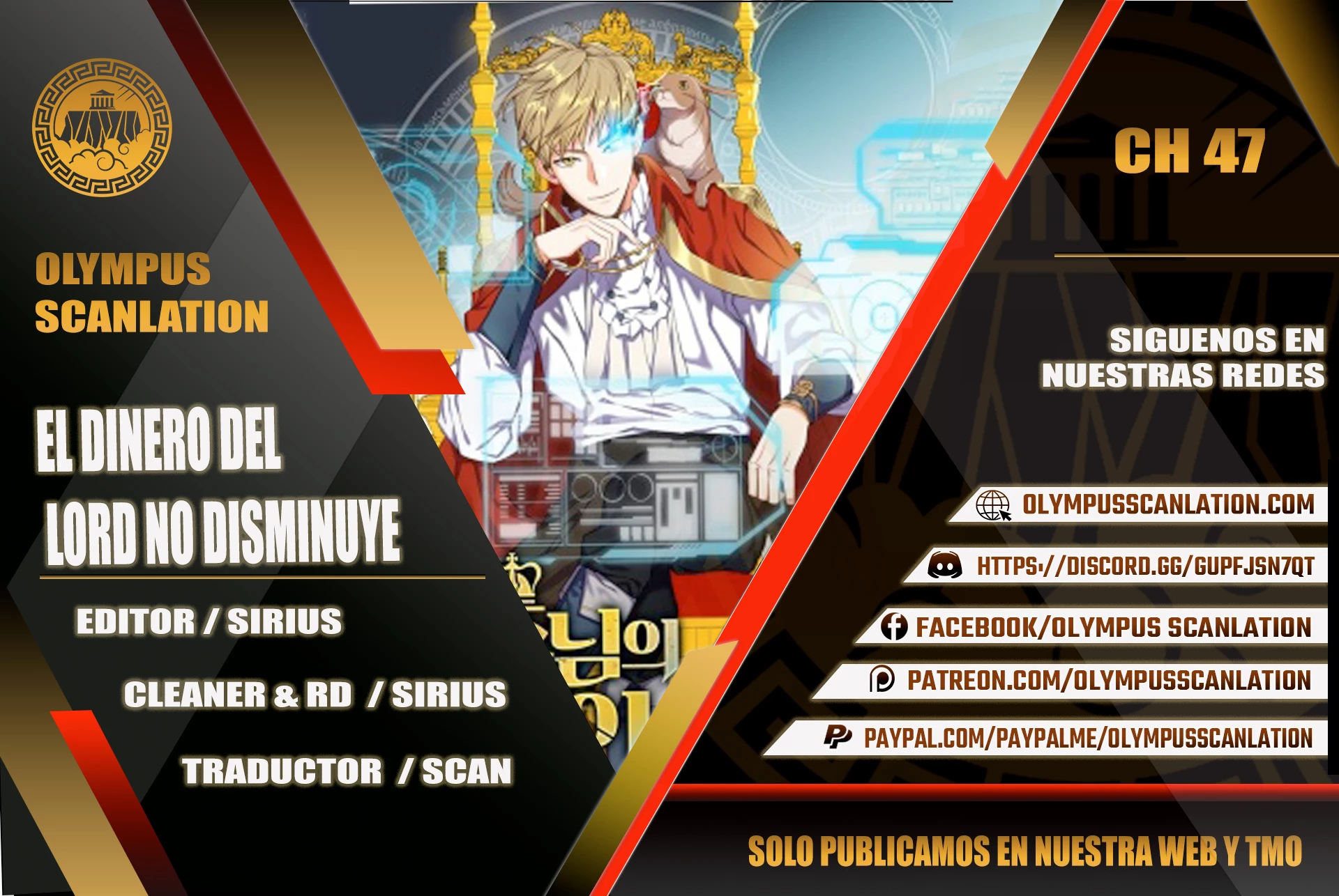 El dinero del Lord no disminuye > Capitulo 47 > Page 01