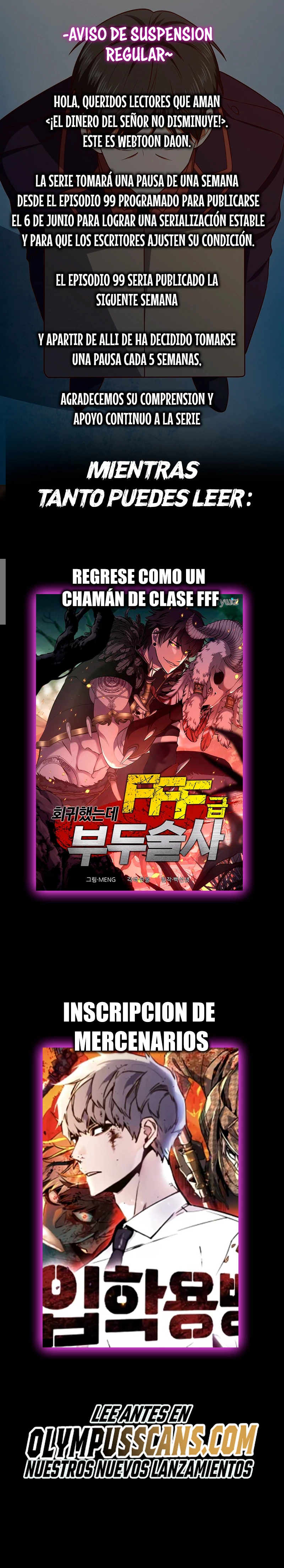 El dinero del Lord no disminuye > Capitulo 98.5 > Page 01