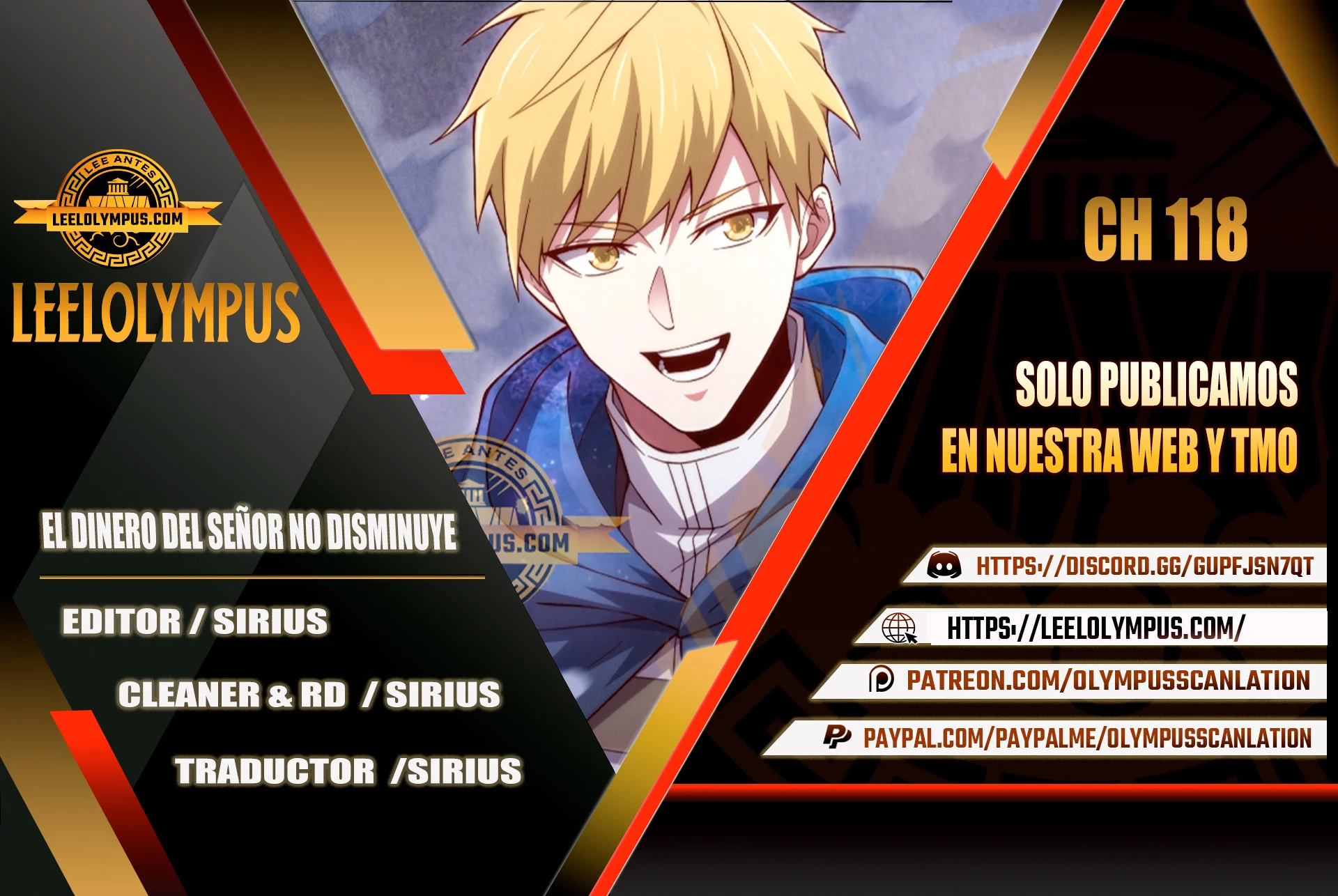 El dinero del Lord no disminuye > Capitulo 118 > Page 01