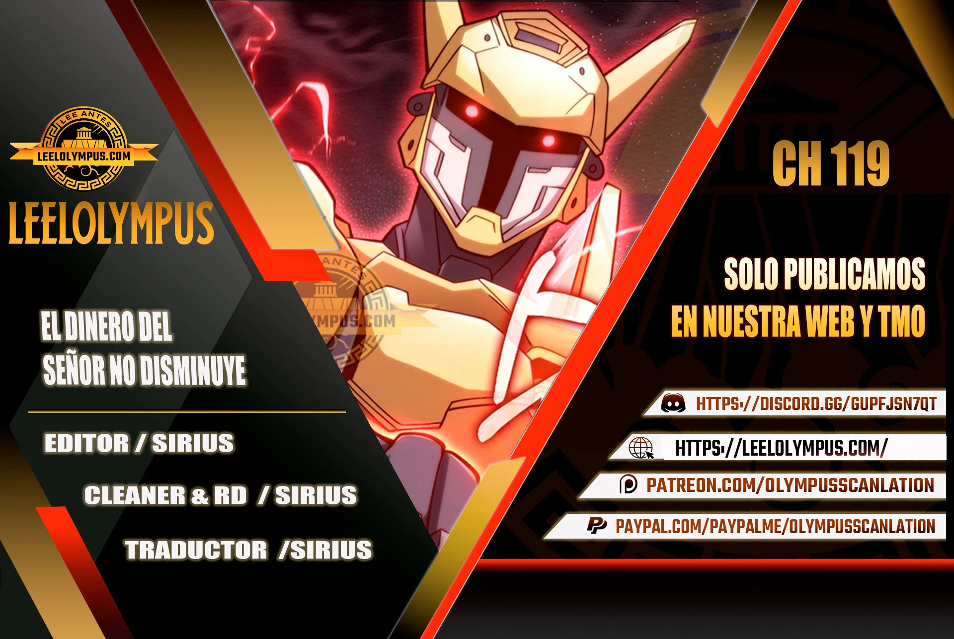 El dinero del Lord no disminuye > Capitulo 119 > Page 01