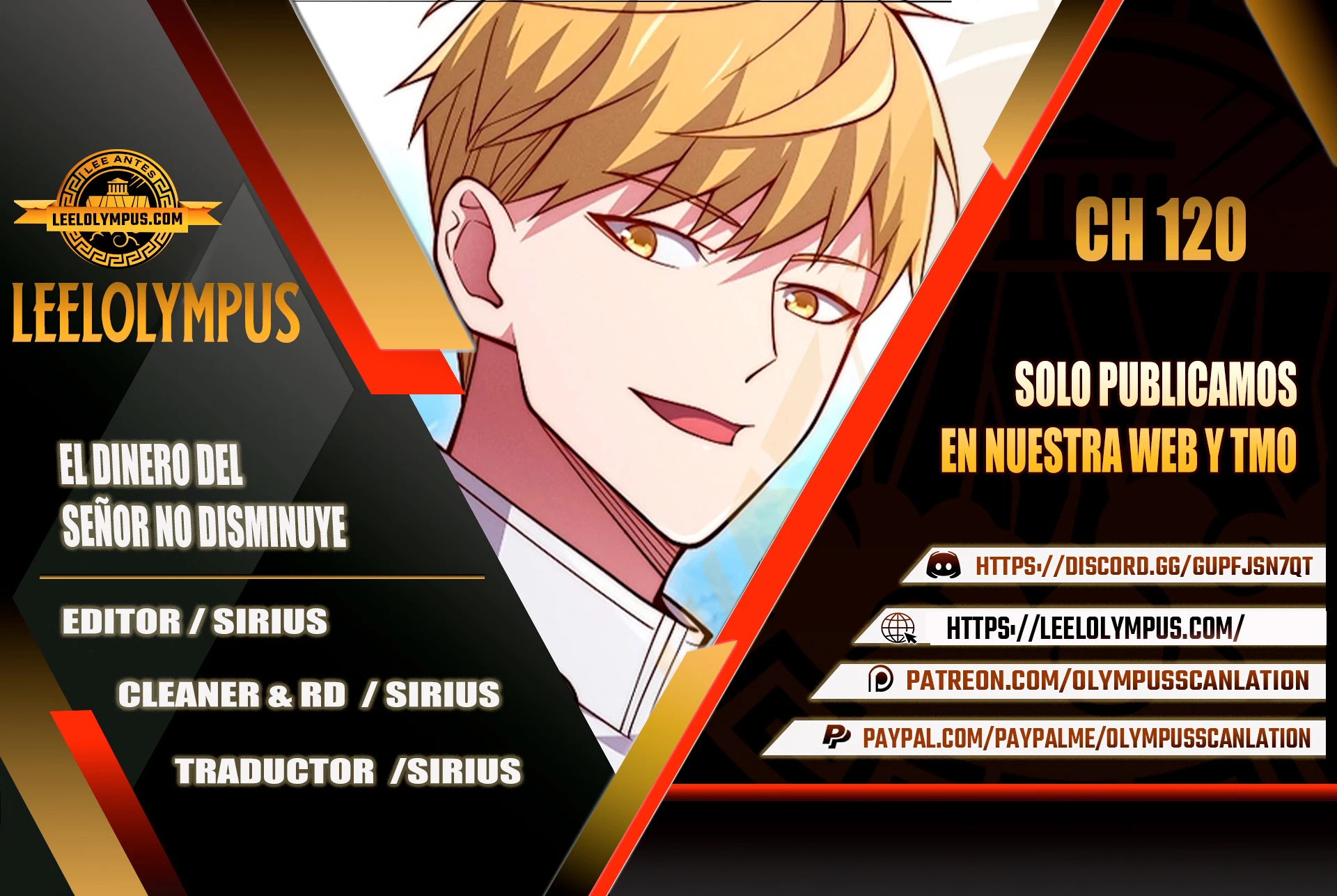 El dinero del Lord no disminuye > Capitulo 120 > Page 01