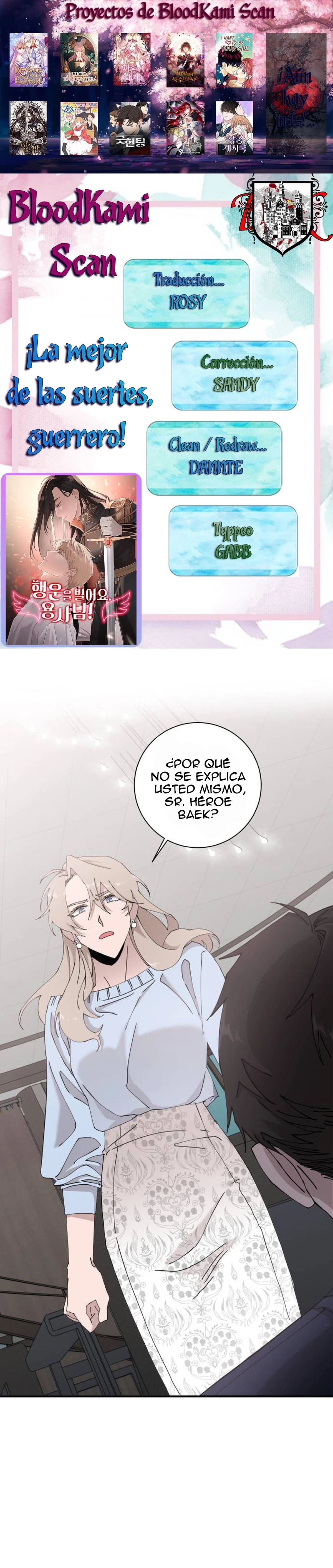 ¡La mejor de las suertes, guerrero! > Capitulo 9 > Page 01