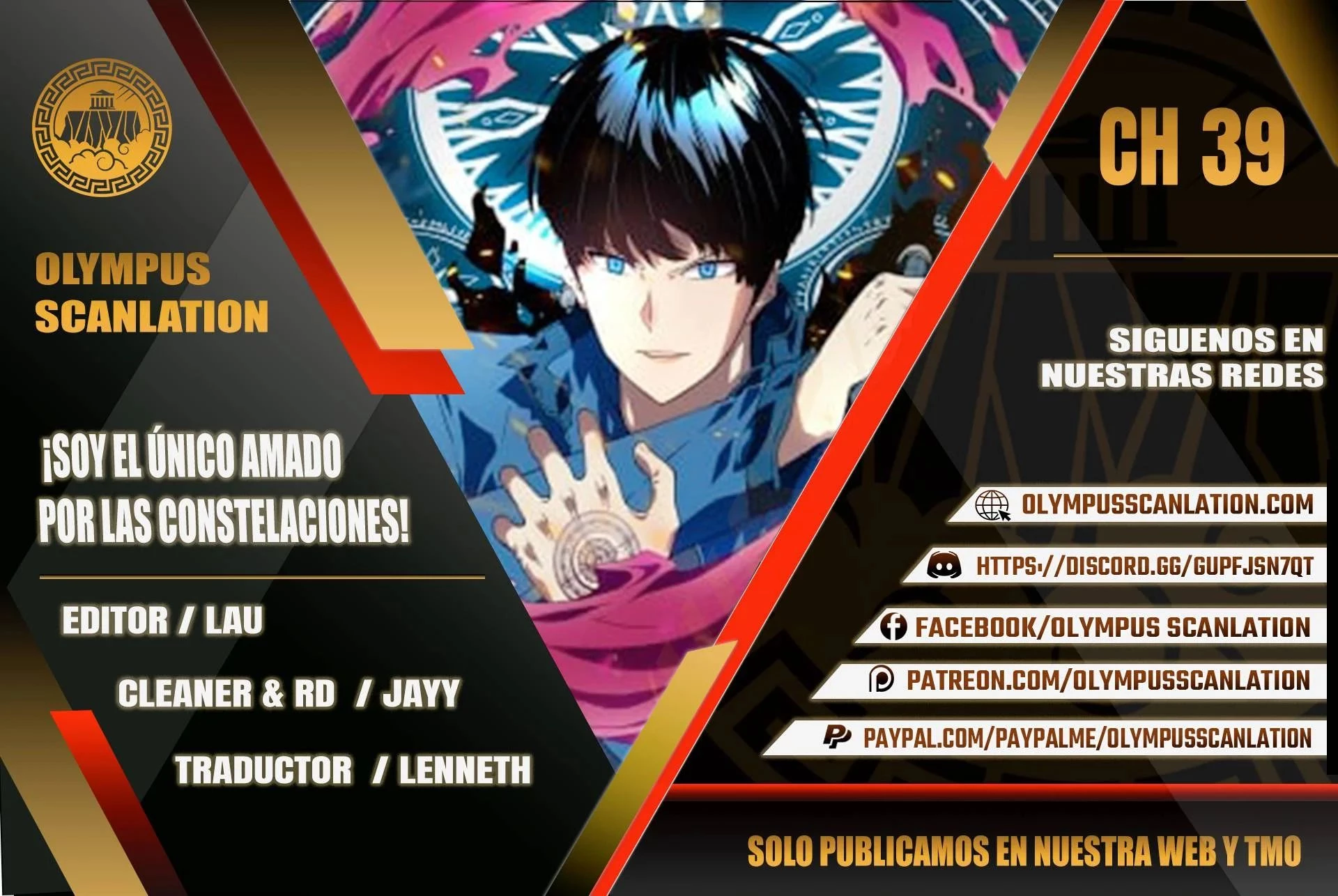 ¡Soy el único amado por las Constelaciones! > Capitulo 39 > Page 01