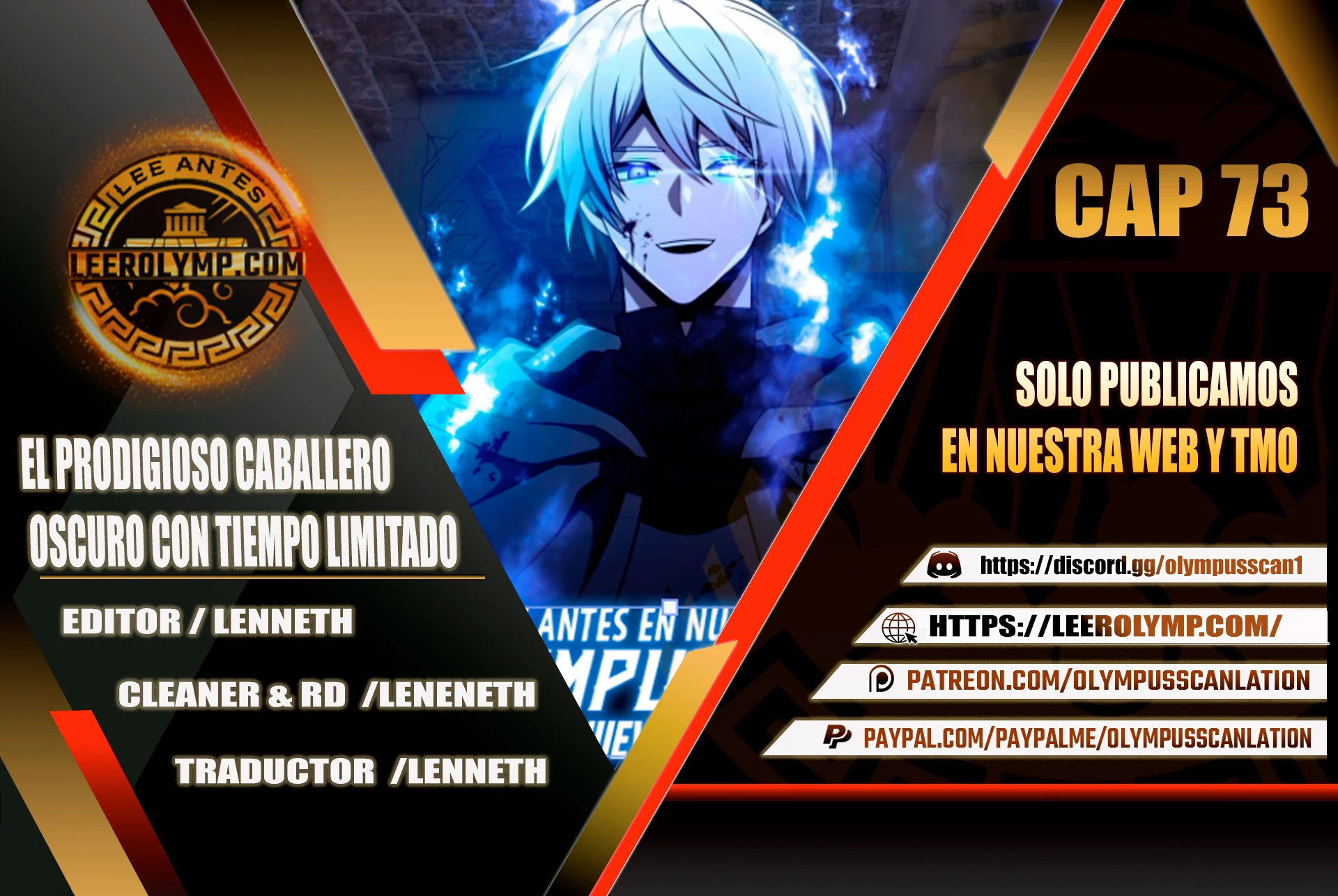 El prodigioso caballero  oscuro con tiempo Limitado > Capitulo 73 > Page 01