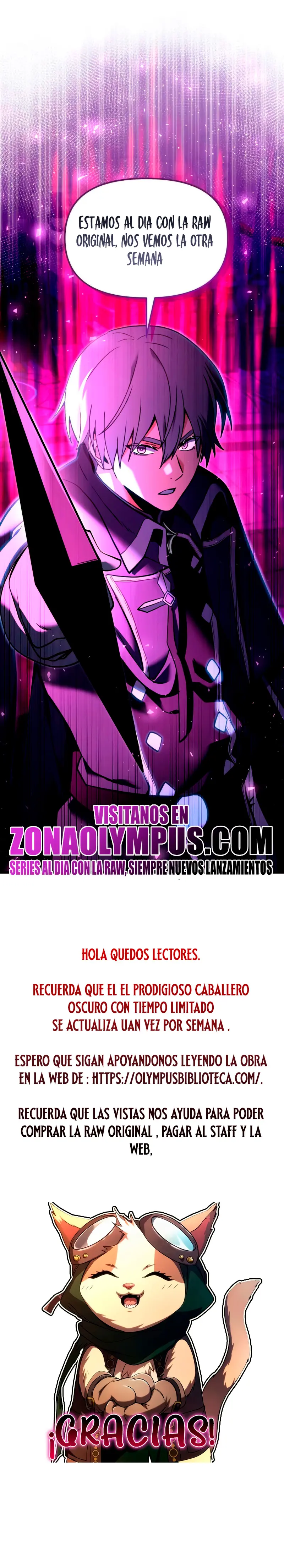 El prodigioso caballero  oscuro con tiempo Limitado > Capitulo 96.05 > Page 01
