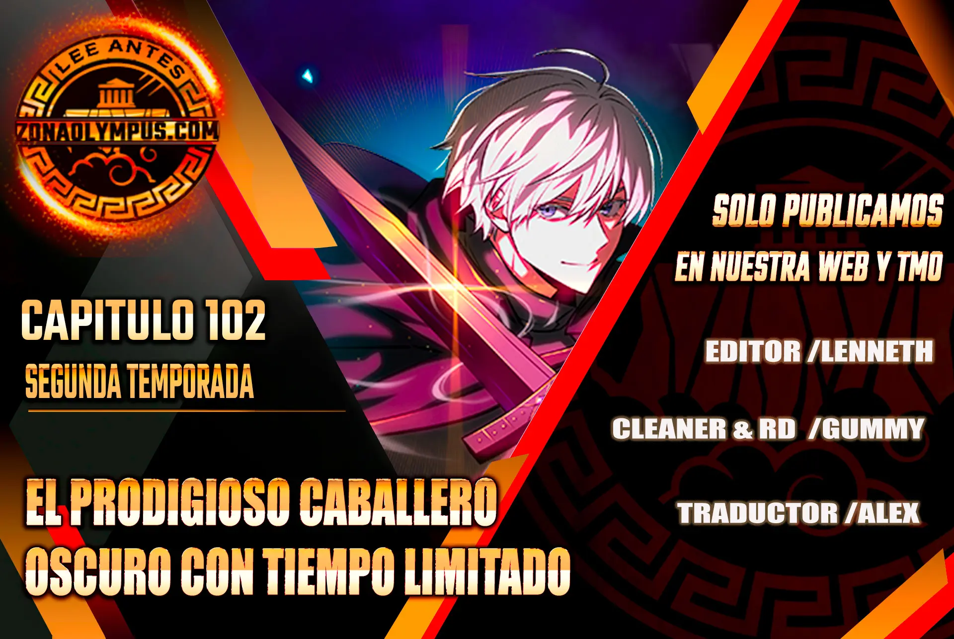 El prodigioso caballero  oscuro con tiempo Limitado > Capitulo 102 > Page 01
