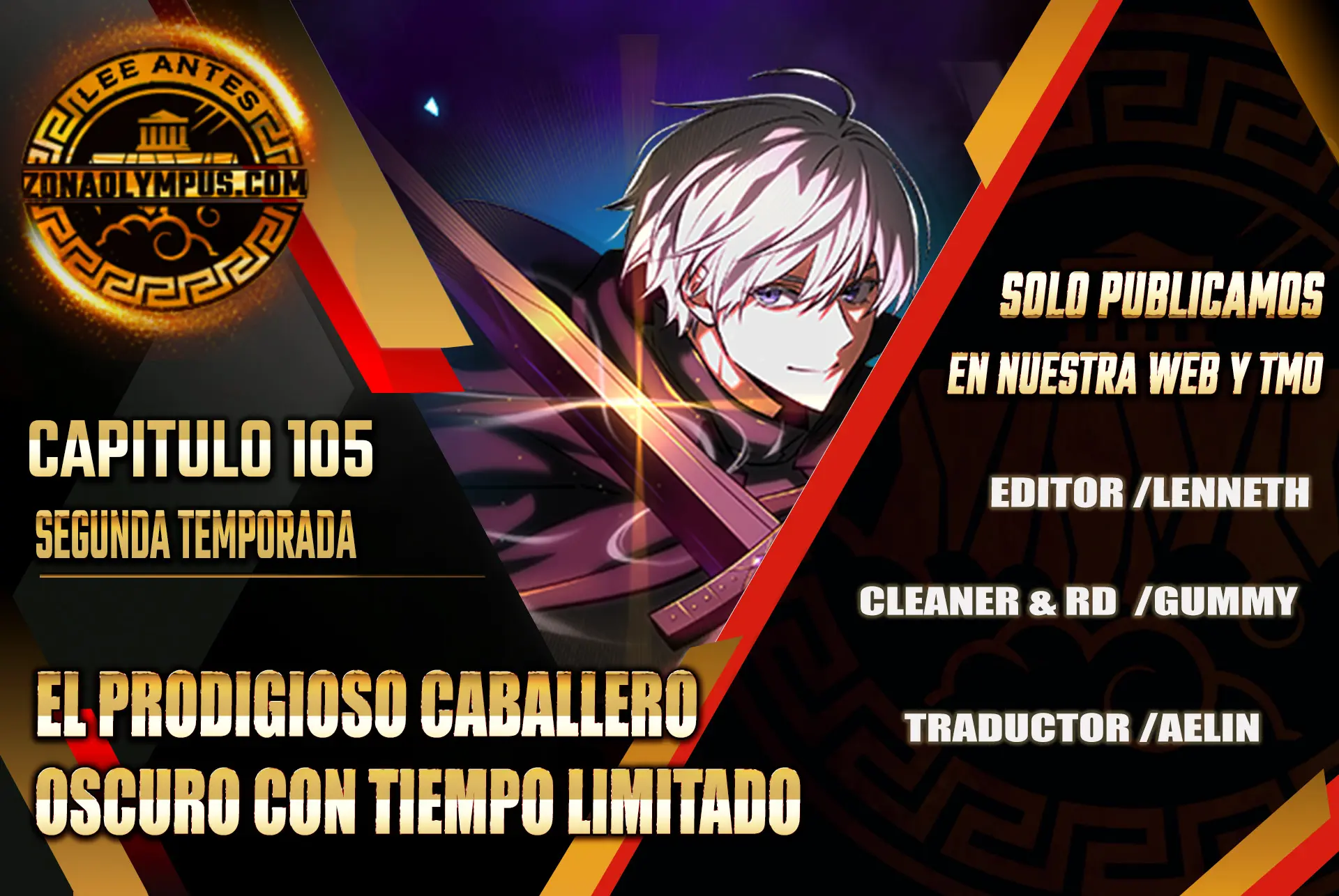 El prodigioso caballero  oscuro con tiempo Limitado > Capitulo 105 > Page 01