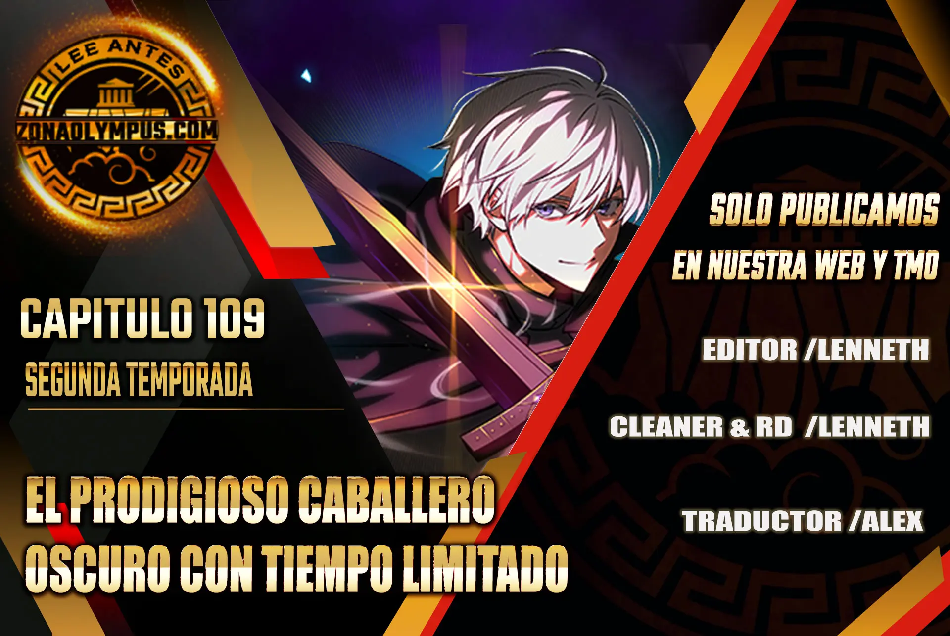 El prodigioso caballero  oscuro con tiempo Limitado > Capitulo 109 > Page 01