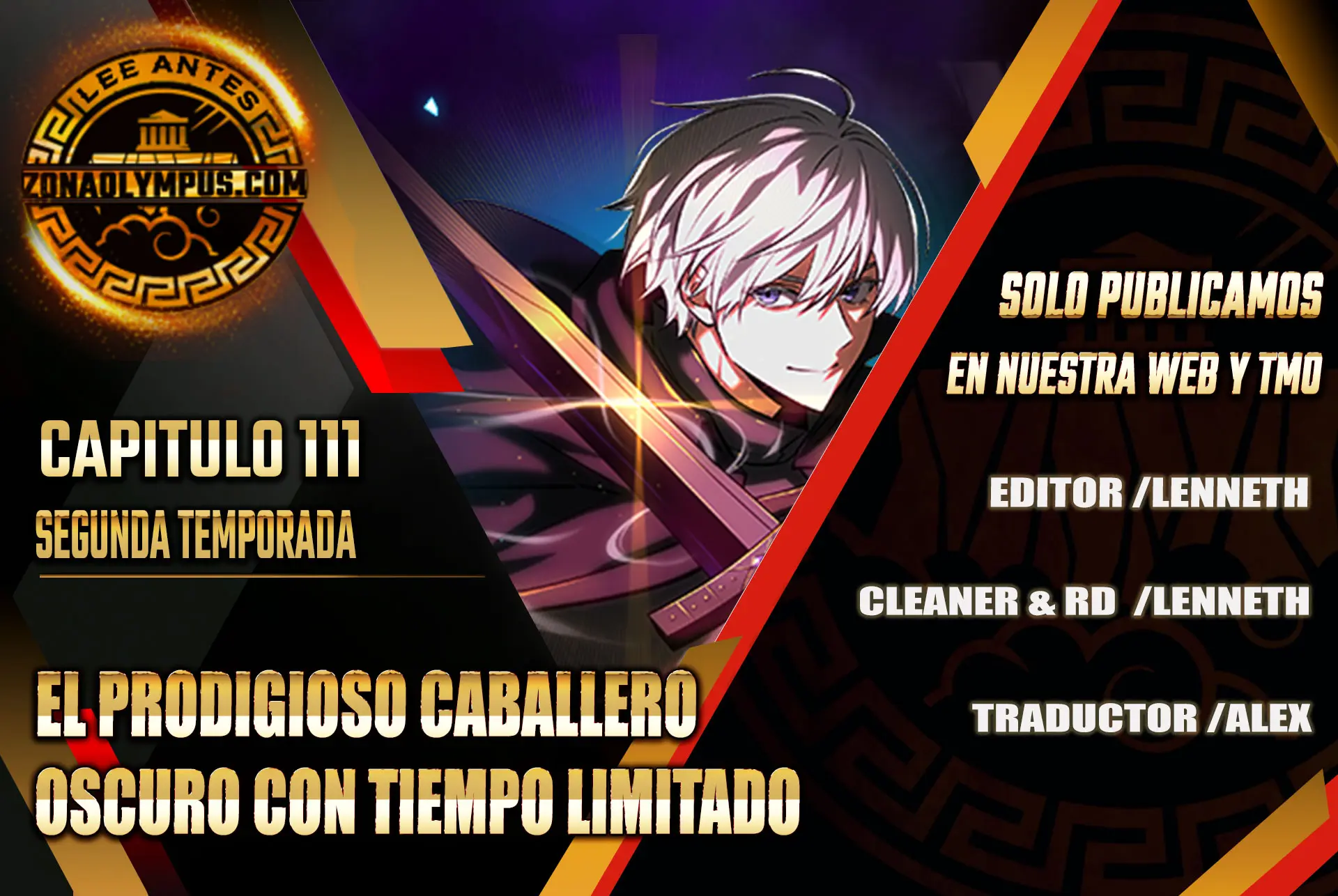 El prodigioso caballero  oscuro con tiempo Limitado > Capitulo 111 > Page 01