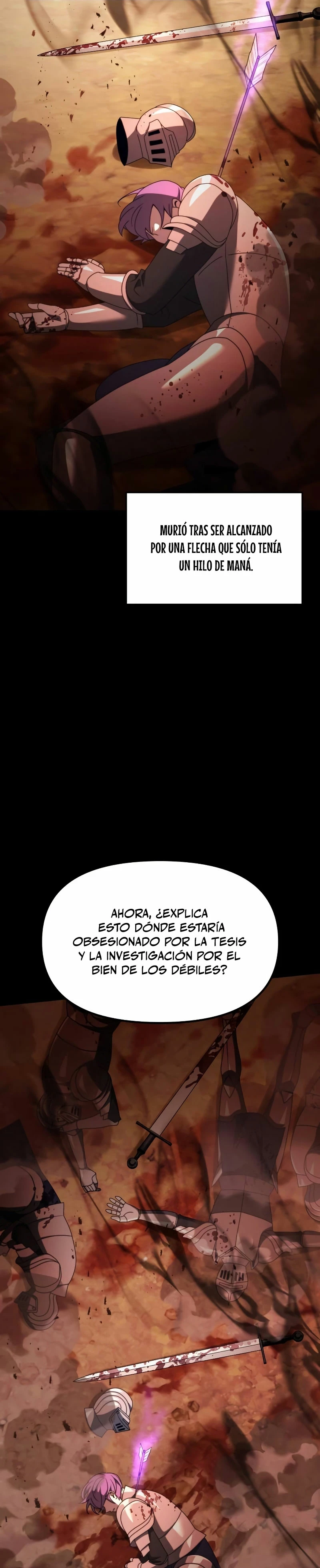 El prodigioso caballero  oscuro con tiempo Limitado > Capitulo 55 > Page 421