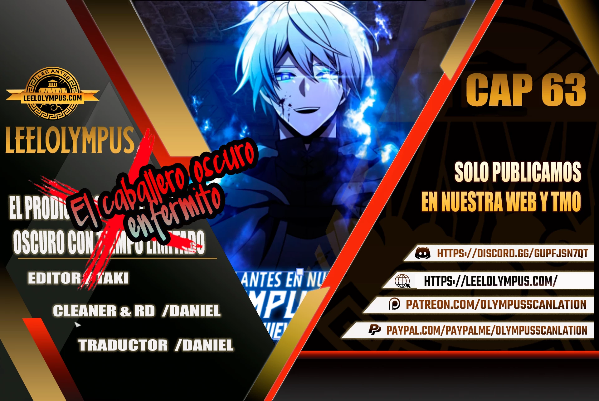 El prodigioso caballero  oscuro con tiempo Limitado > Capitulo 63 > Page 01
