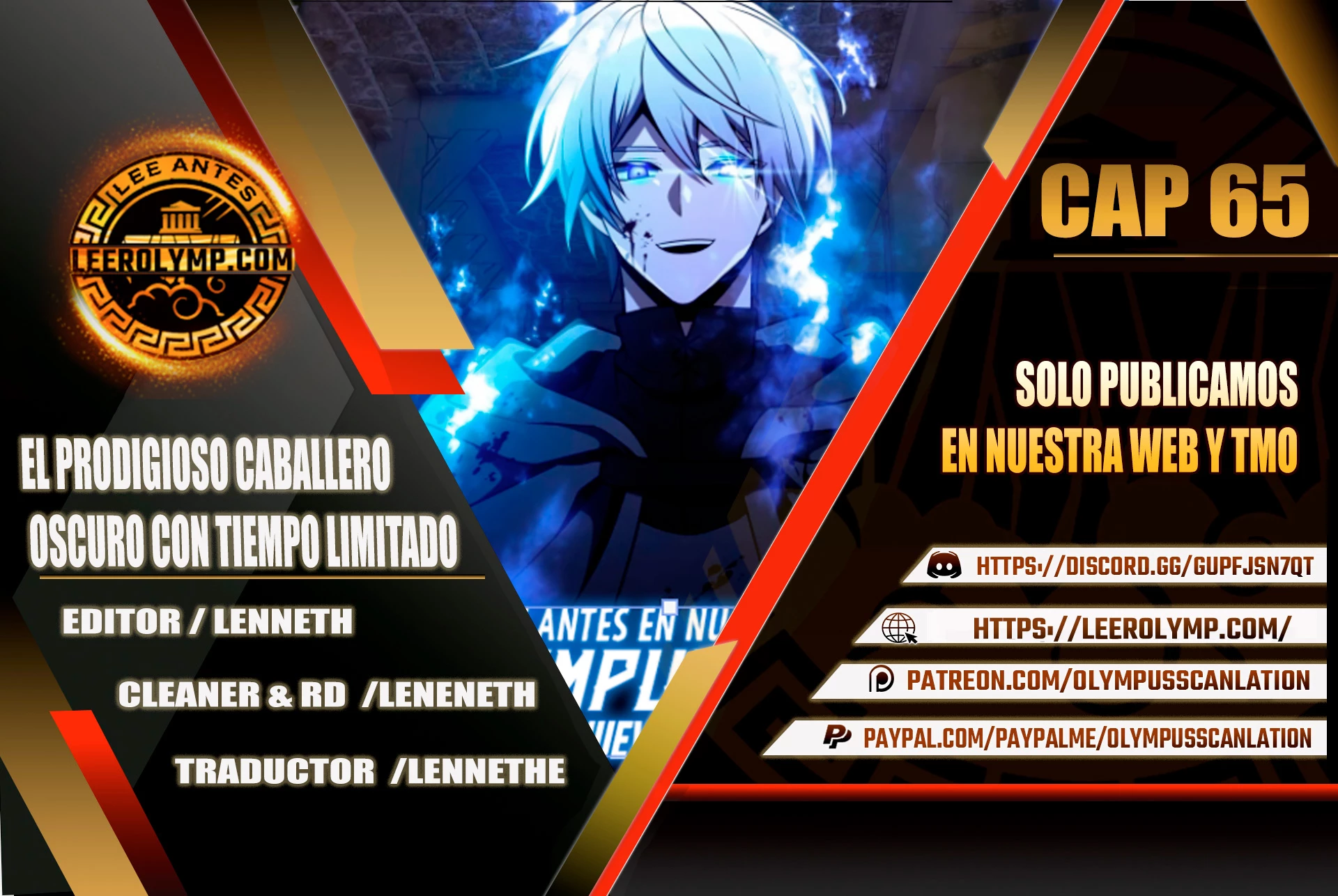 El prodigioso caballero  oscuro con tiempo Limitado > Capitulo 65 > Page 01