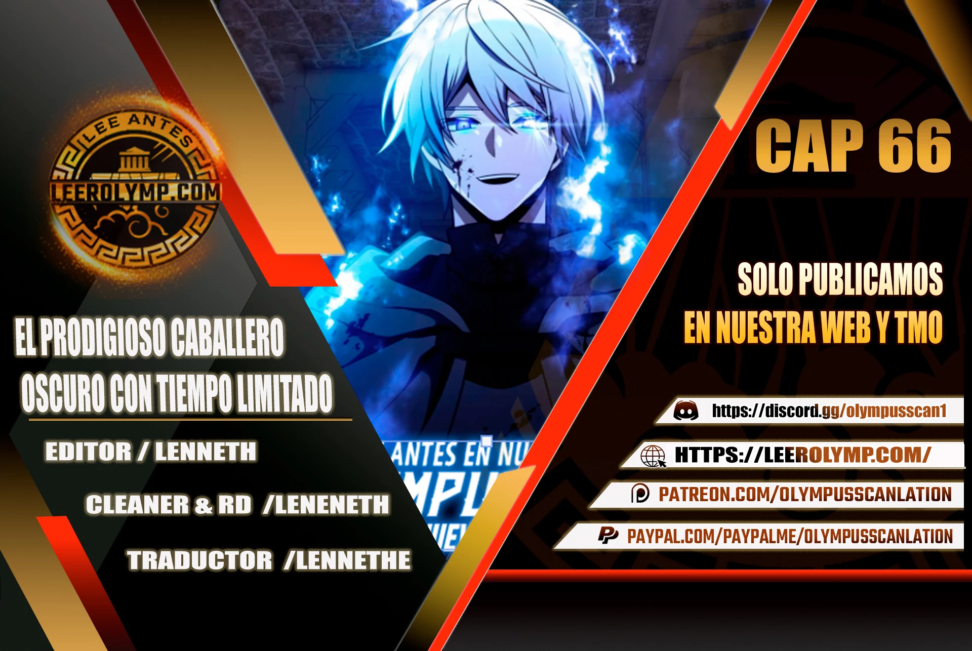 El prodigioso caballero  oscuro con tiempo Limitado > Capitulo 66 > Page 01