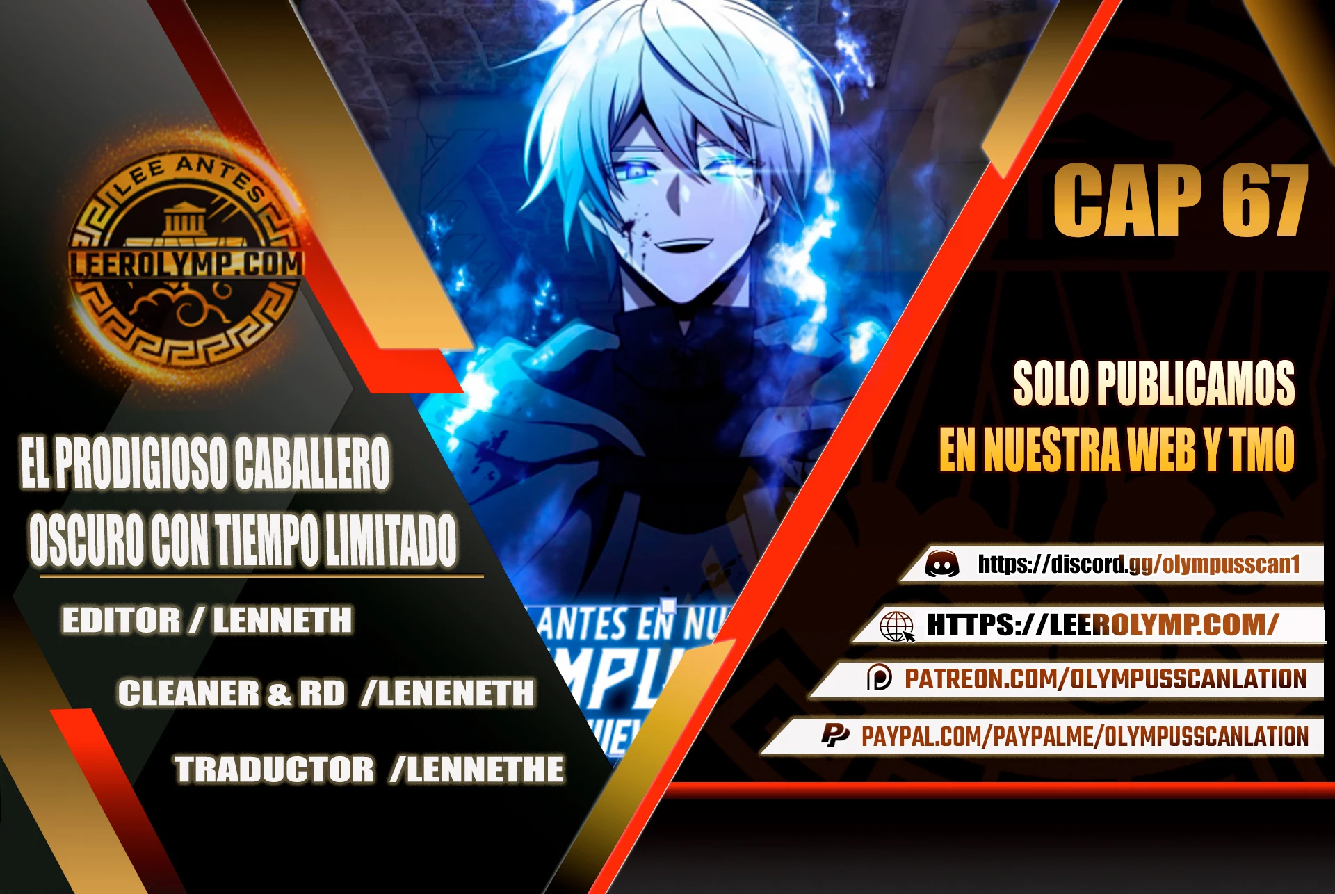 El prodigioso caballero  oscuro con tiempo Limitado > Capitulo 67 > Page 01