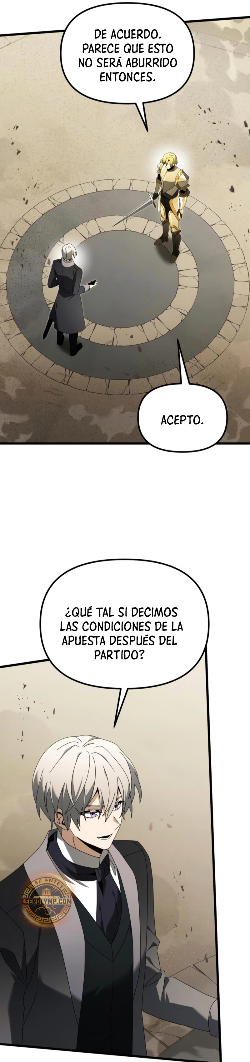 El prodigioso caballero  oscuro con tiempo Limitado > Capitulo 69 > Page 241