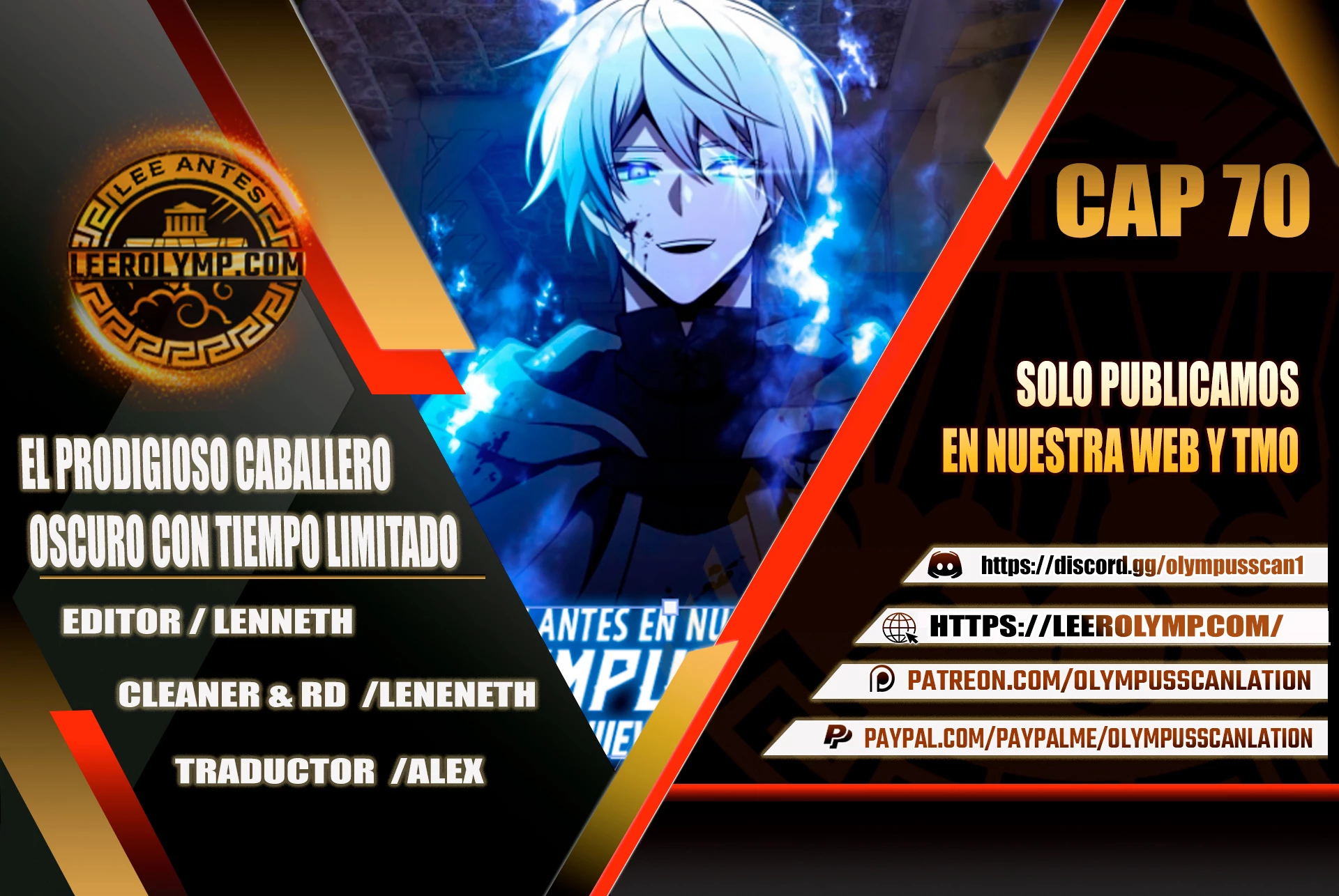 El prodigioso caballero  oscuro con tiempo Limitado > Capitulo 70 > Page 01
