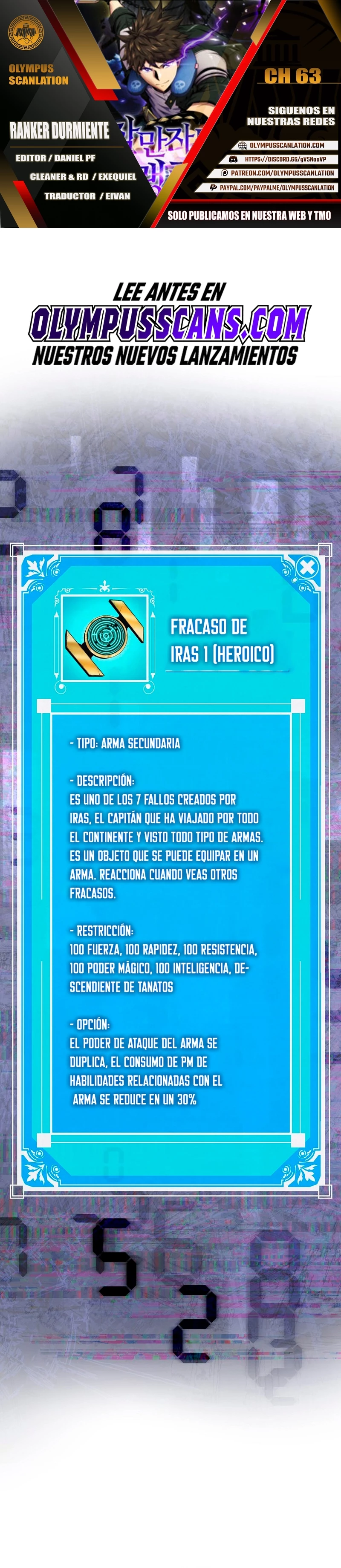 Ranker Dormido > Capitulo 63 > Page 01