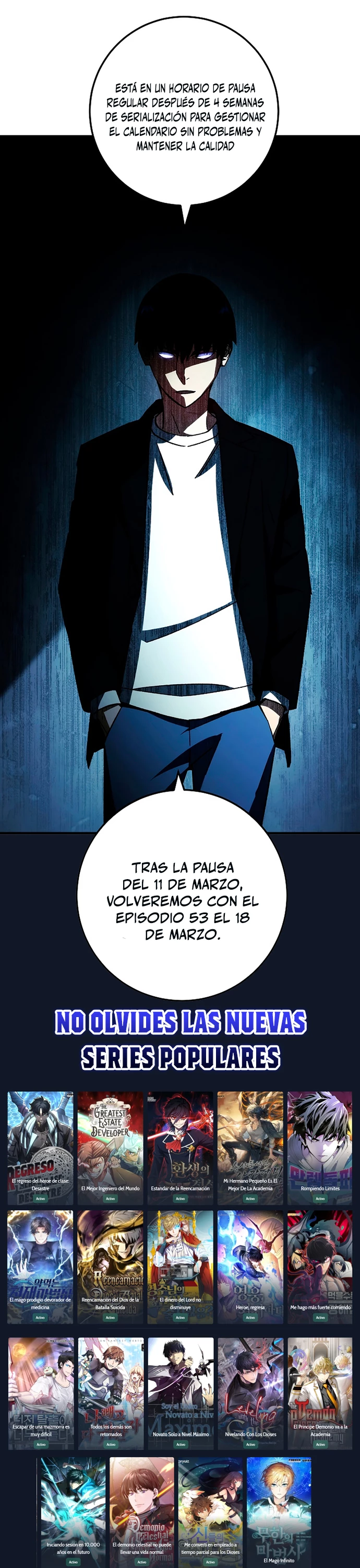 Heroe, regresa > Capitulo 52.05 > Page 01